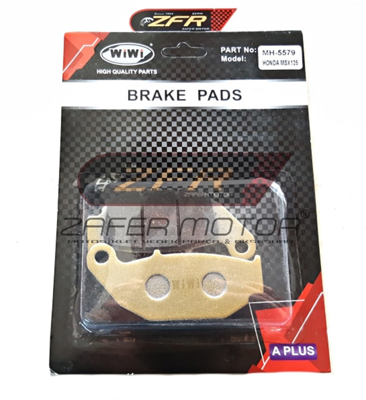 MarkasızFren ve EkipmanlarıHONDA CBR125 MSX125 CB125R ARKA FREN DİSK BALATASI A+