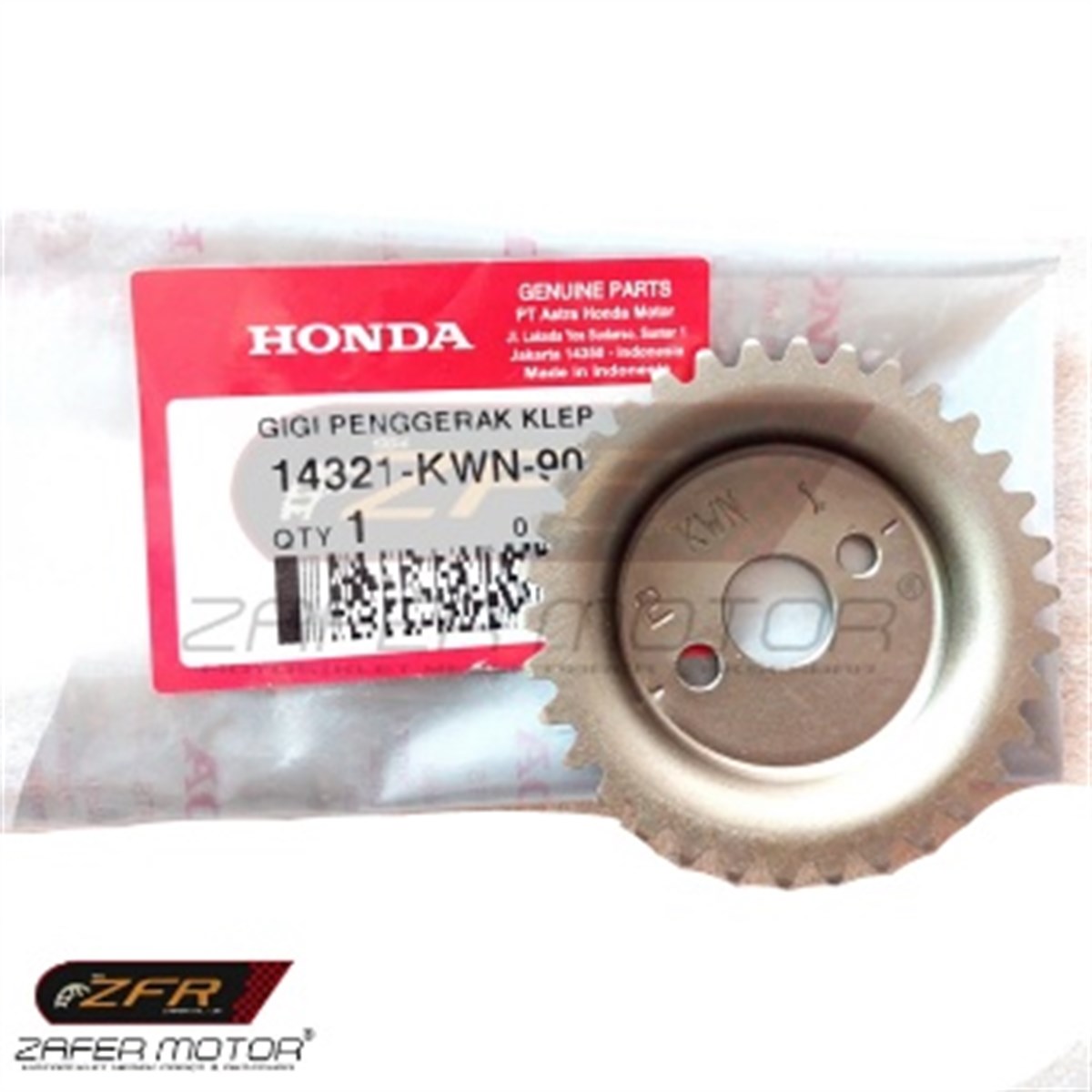 HondaYedek ParçaHonda Pcx125 Eksantrik Dişlisi Üst Orj 2011-13 14321KWN900