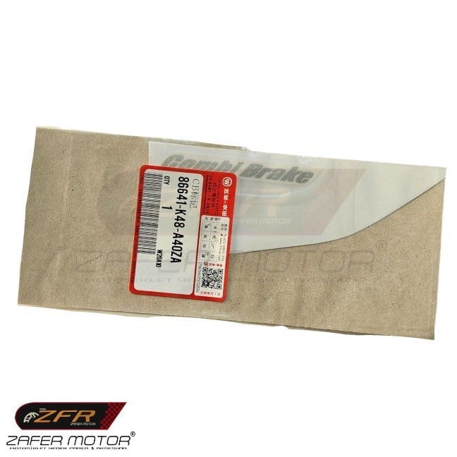 HondaYedek ParçaHonda Spacy Alpha Stiker Combi Brake Orijinal 88641K48A40ZA