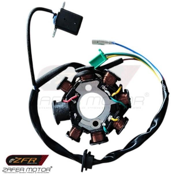 İthalYedek ParçaKuba Ege Statör (8 Bobin 5 Kablo)