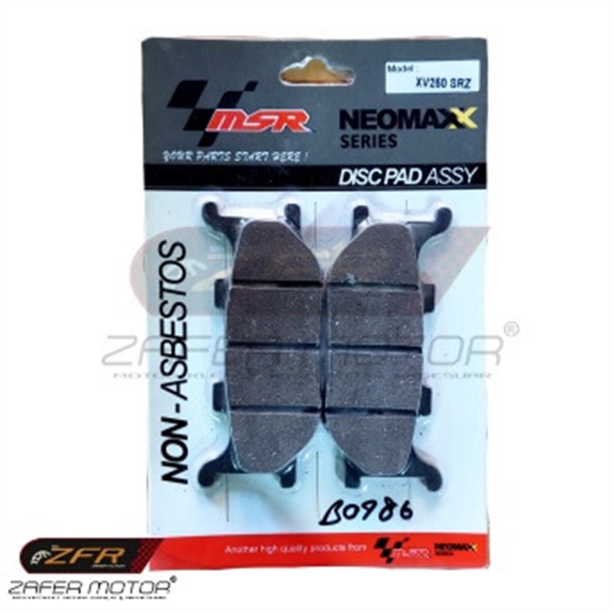 MSRFren ve EkipmanlarıYamaha Xv250 Dragstar Virago Xj6 Ön Fren Balatası