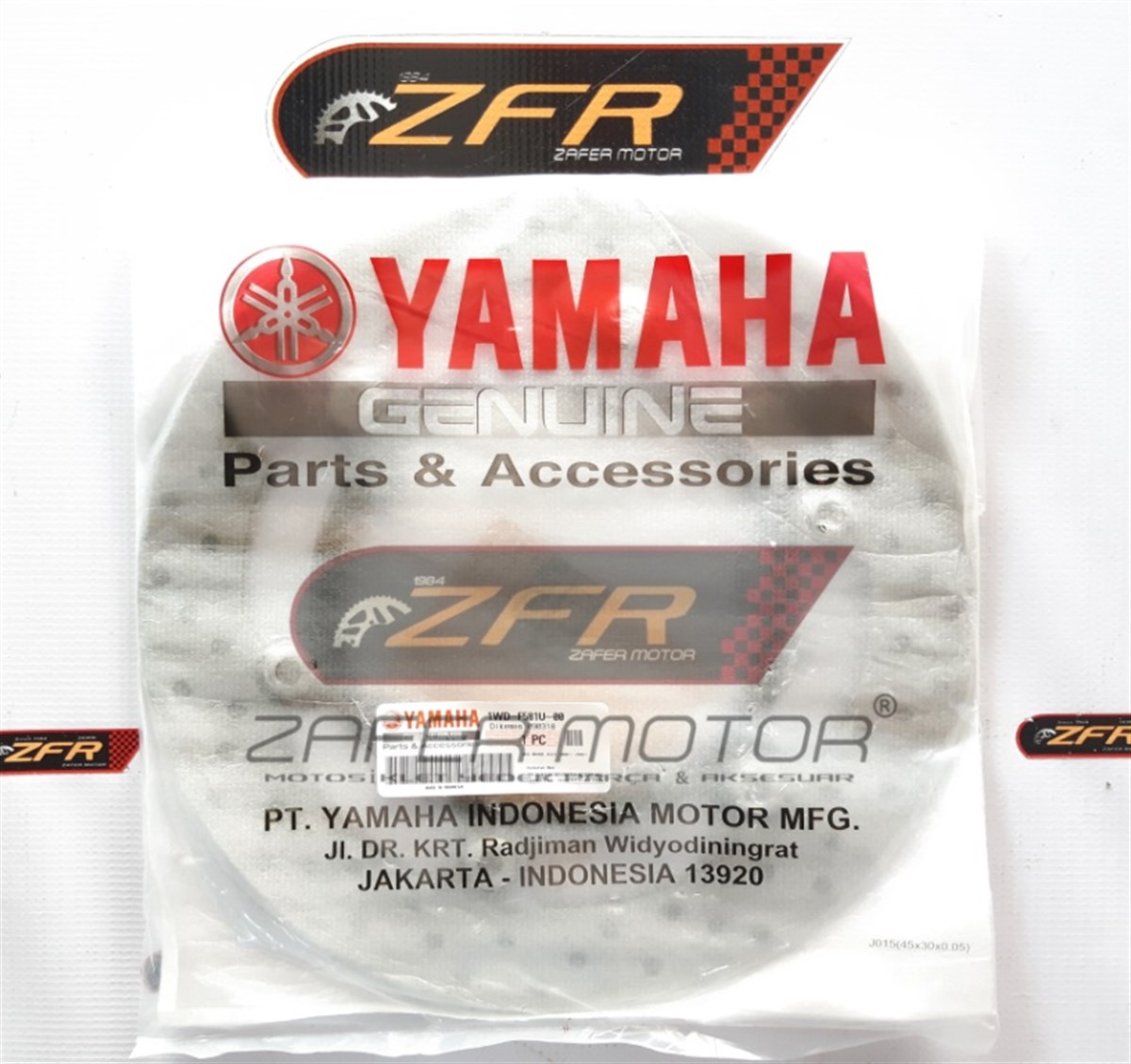 YamahaFren ve EkipmanlarıYAMAHA YZF R25 MT25 ÖN FREN DİSKİ AYNASI ORİJİNAL 1WD-F581U-00