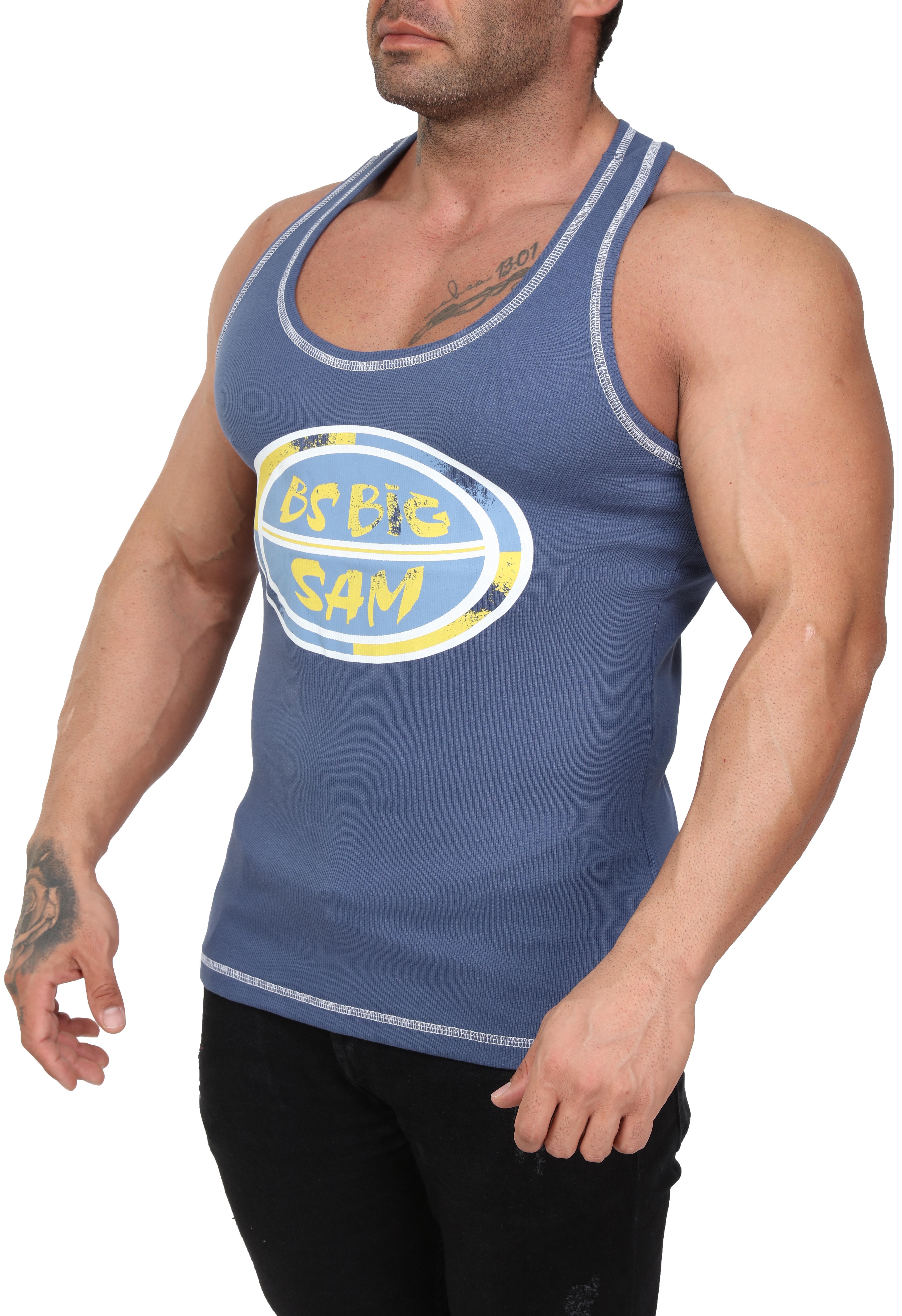 Antrenman Atleti Streç Kolsuz T-shirt Big Sam 2066