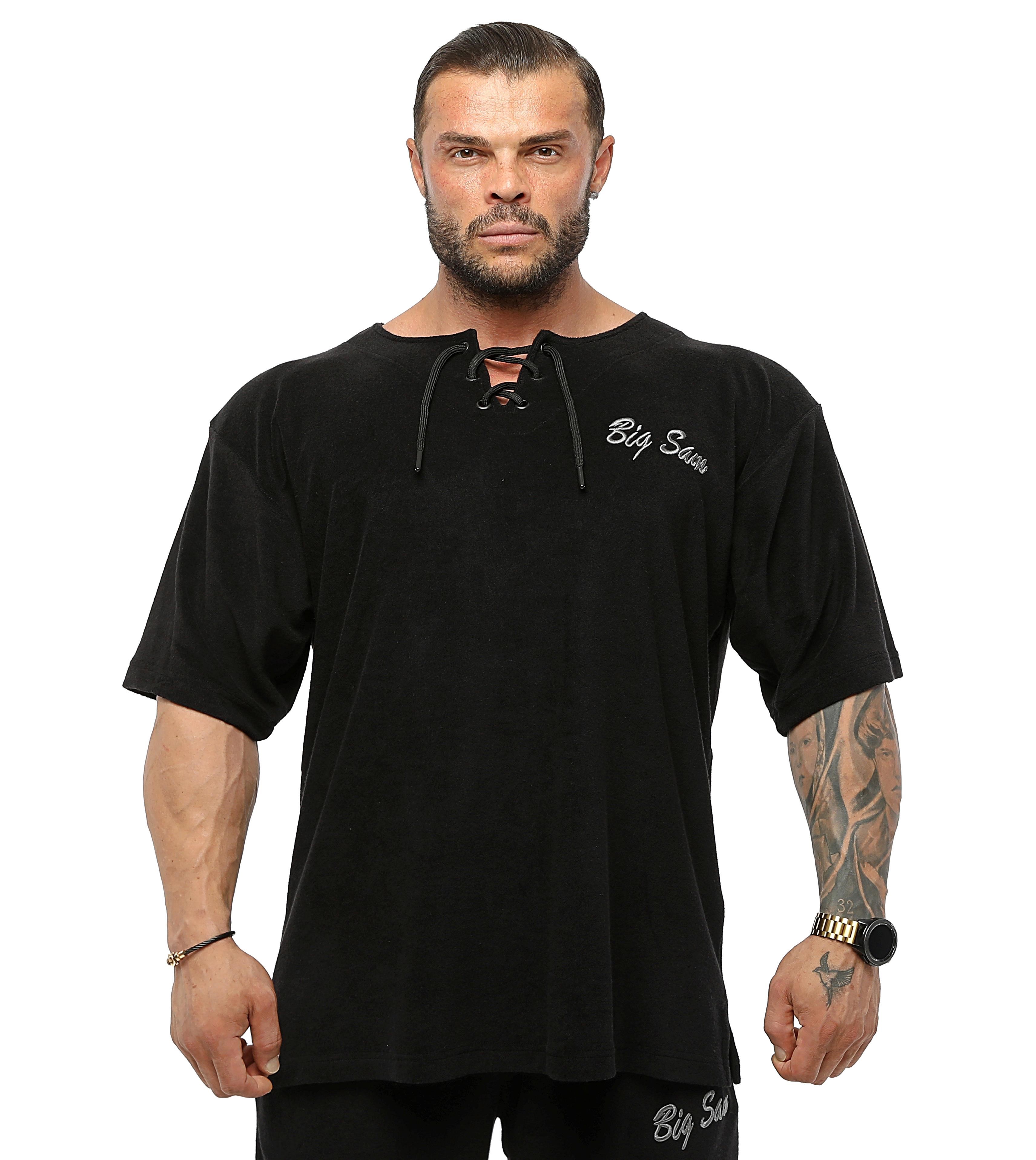 Bağcıklı Oversize Havlu Rag Top T-shirt BGSM 3343