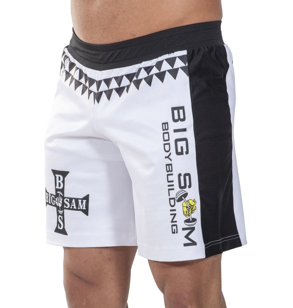 Beyaz Fitness Antrenman Şortu Big Sam 1446
