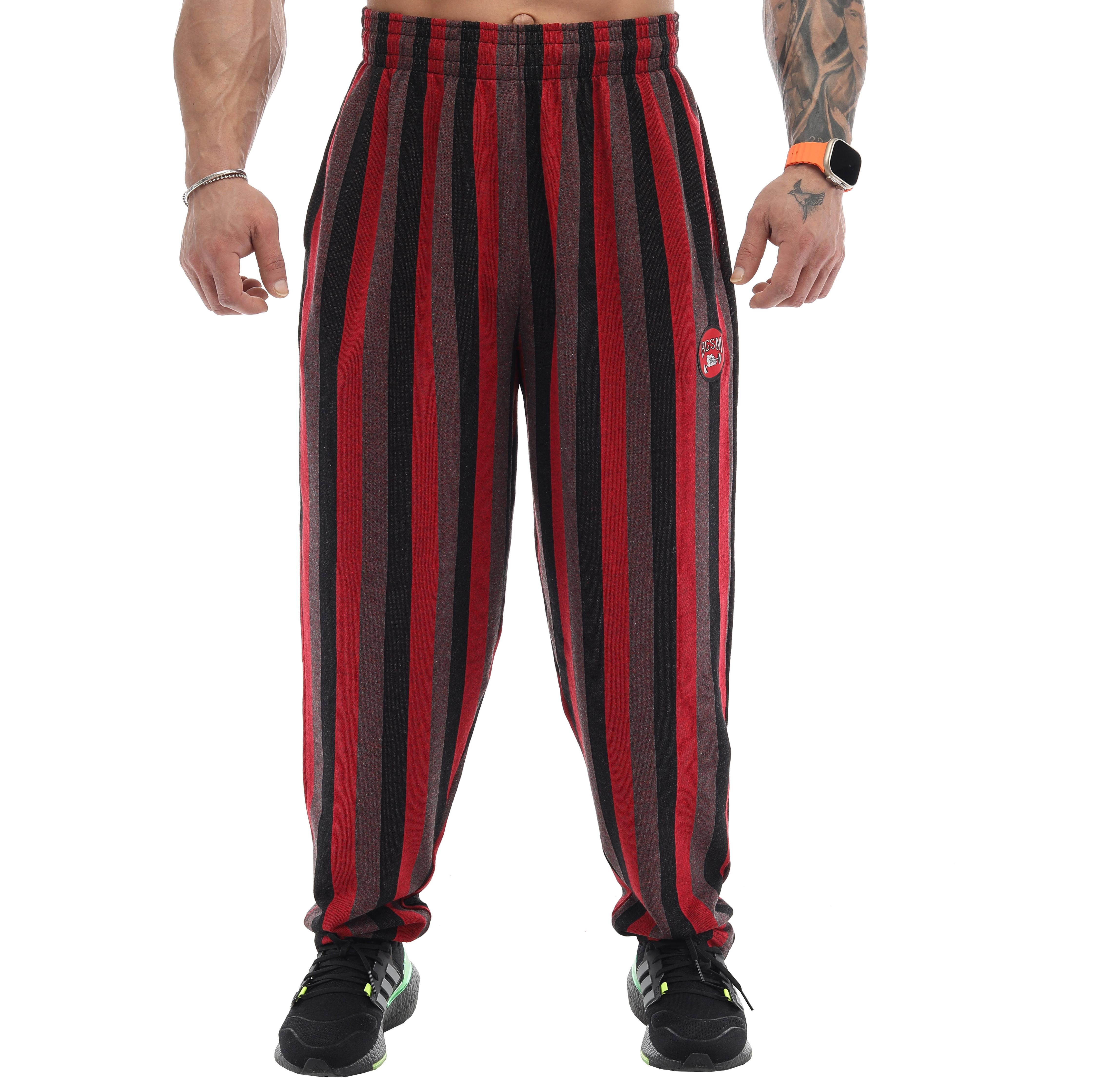 Erkek Eşofman Altı Çizgili Gym Pantolon BGSM PNT1363