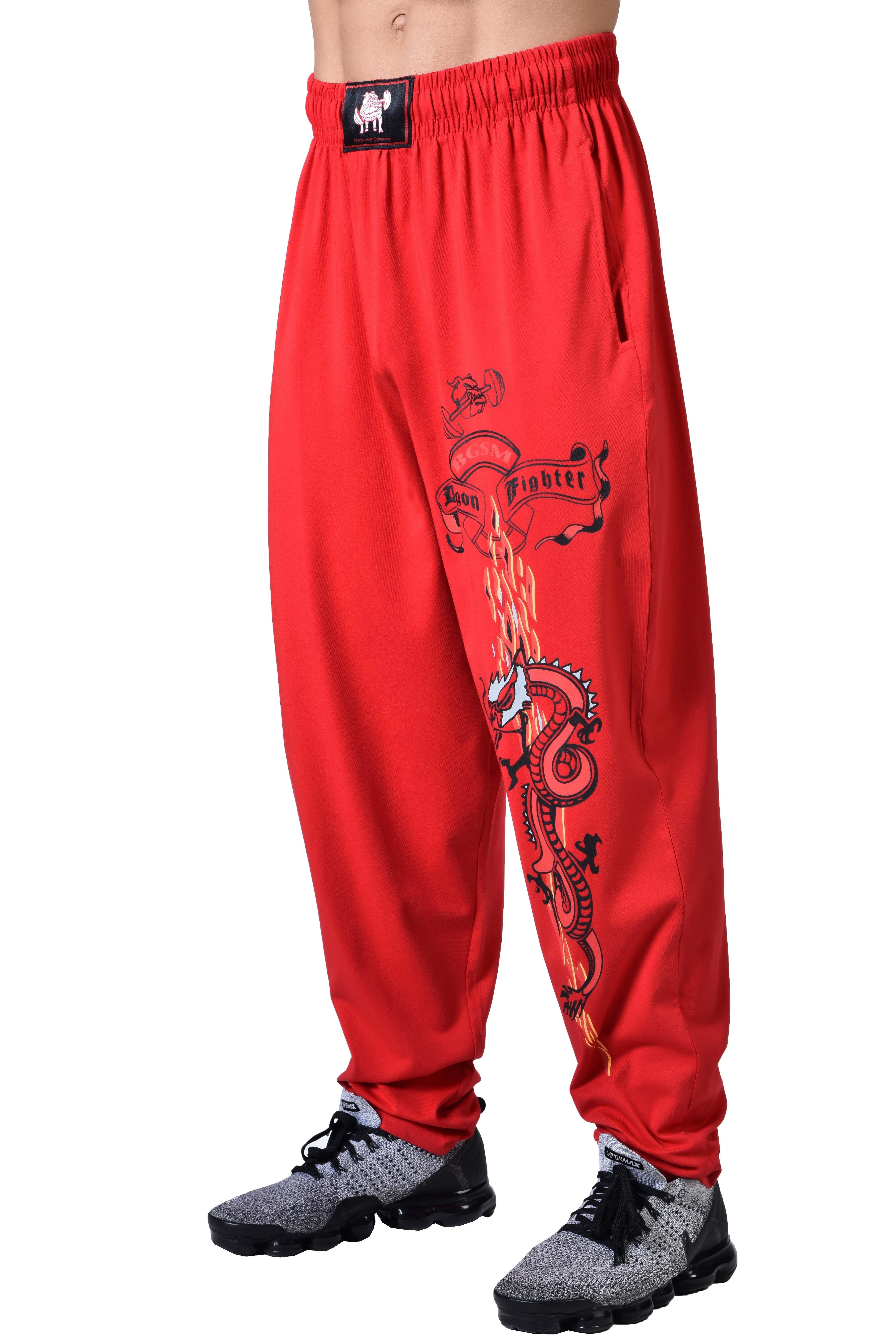Erkek Eşofman Altı Kırmızı Body Pantolon