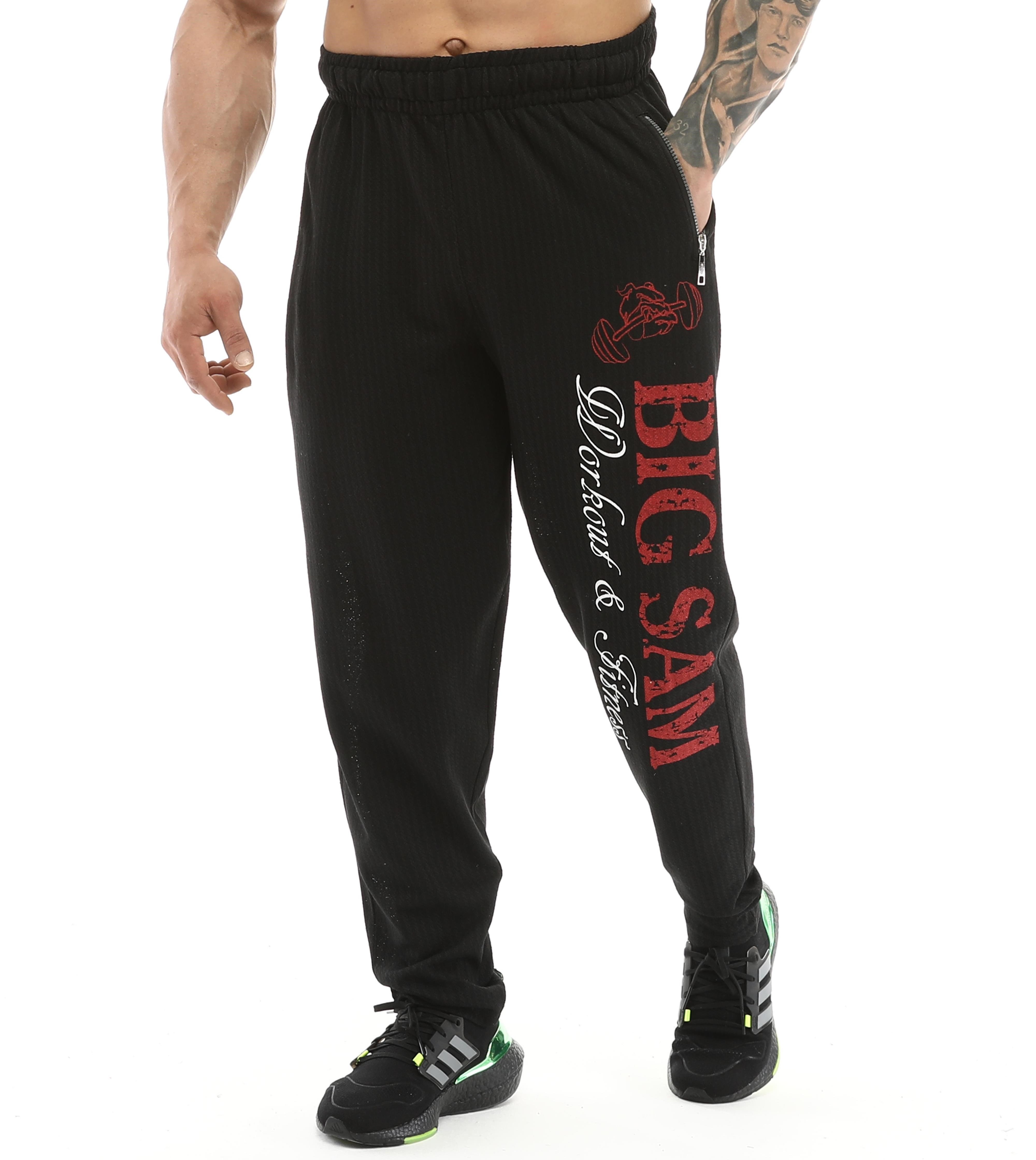 Erkek Oversize Fermuarlı Eşofman Altı Big Sam PNT1335