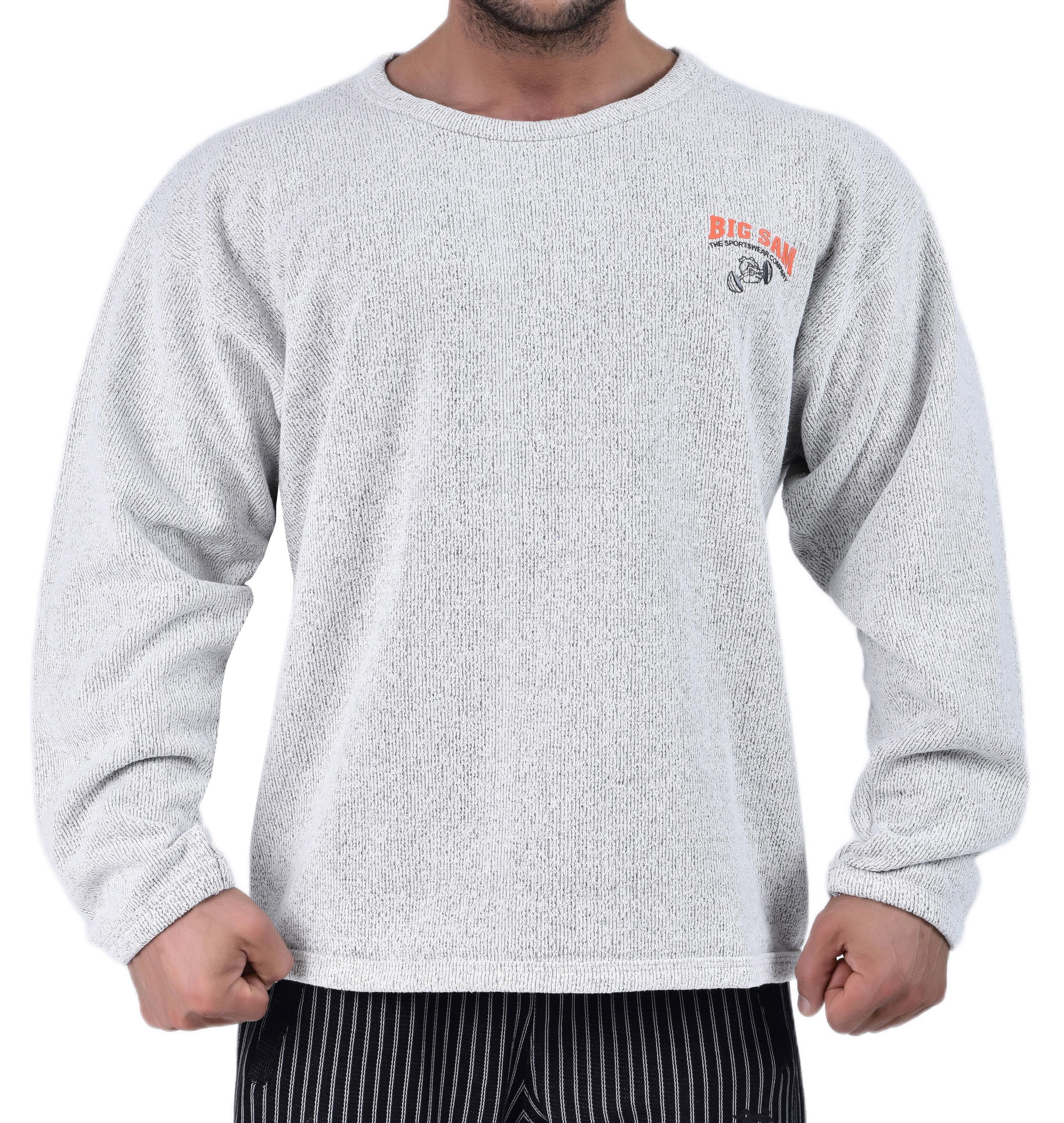 Erkek Sweatshirt | Rahat Kesim, Pamuklu Spor Kazak