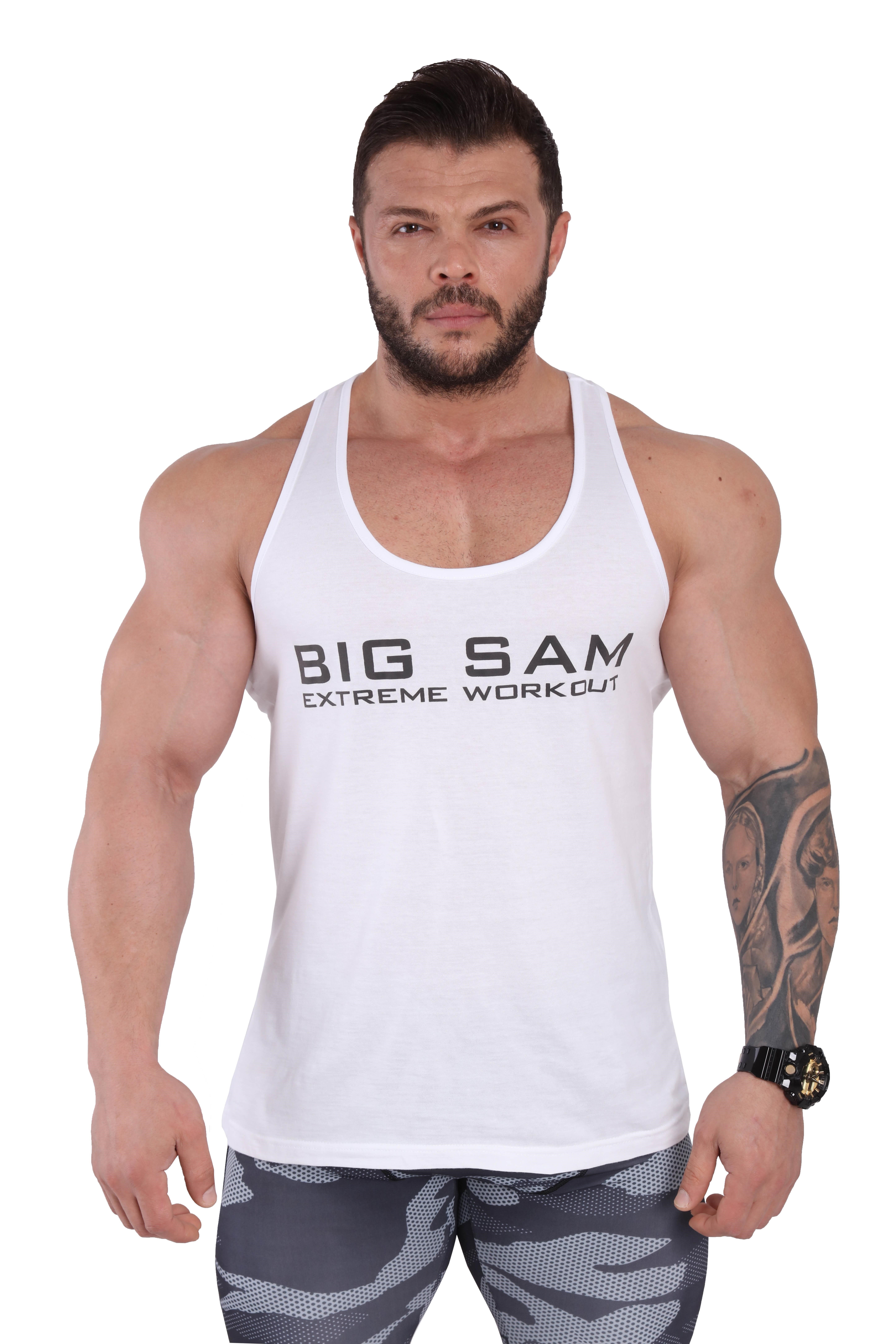 Fitness Spor Atlet Tank Top Big Sam 2191