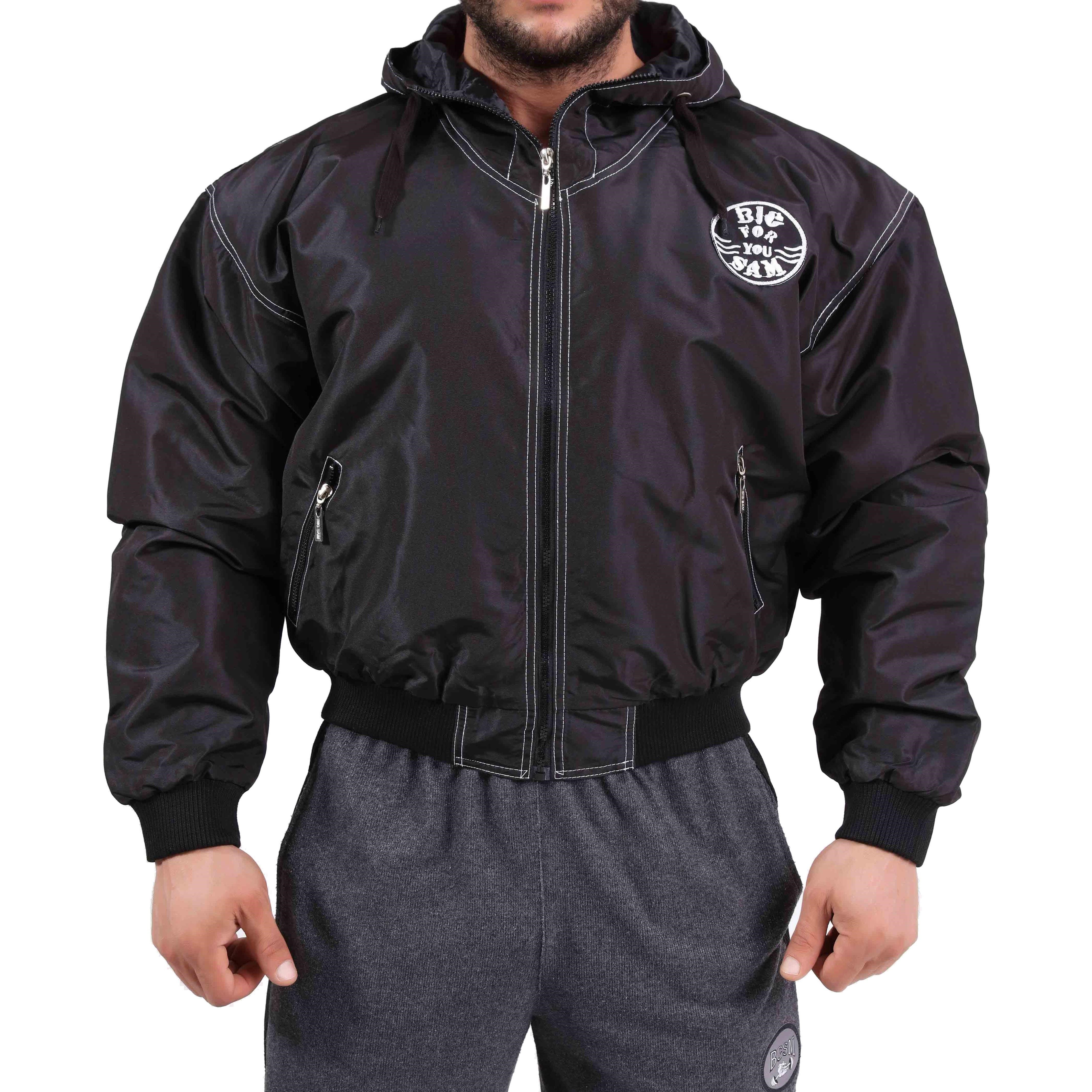 Geniş Kesim Siyah Pilot Mont Big Sam 4006