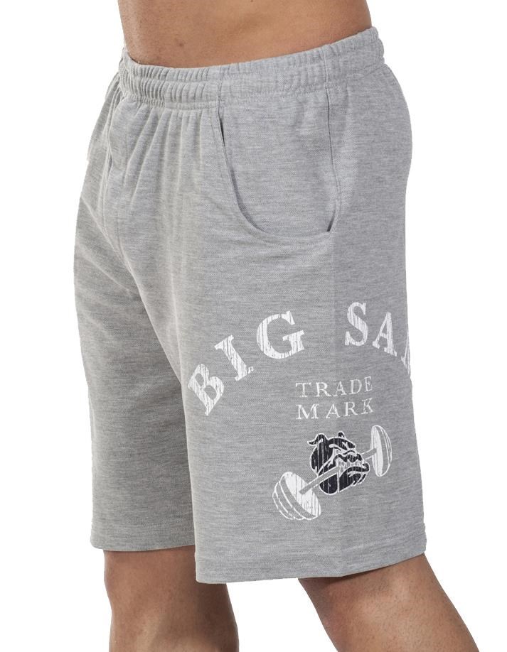 Gri Pamuklu Şort Big Sam 1430