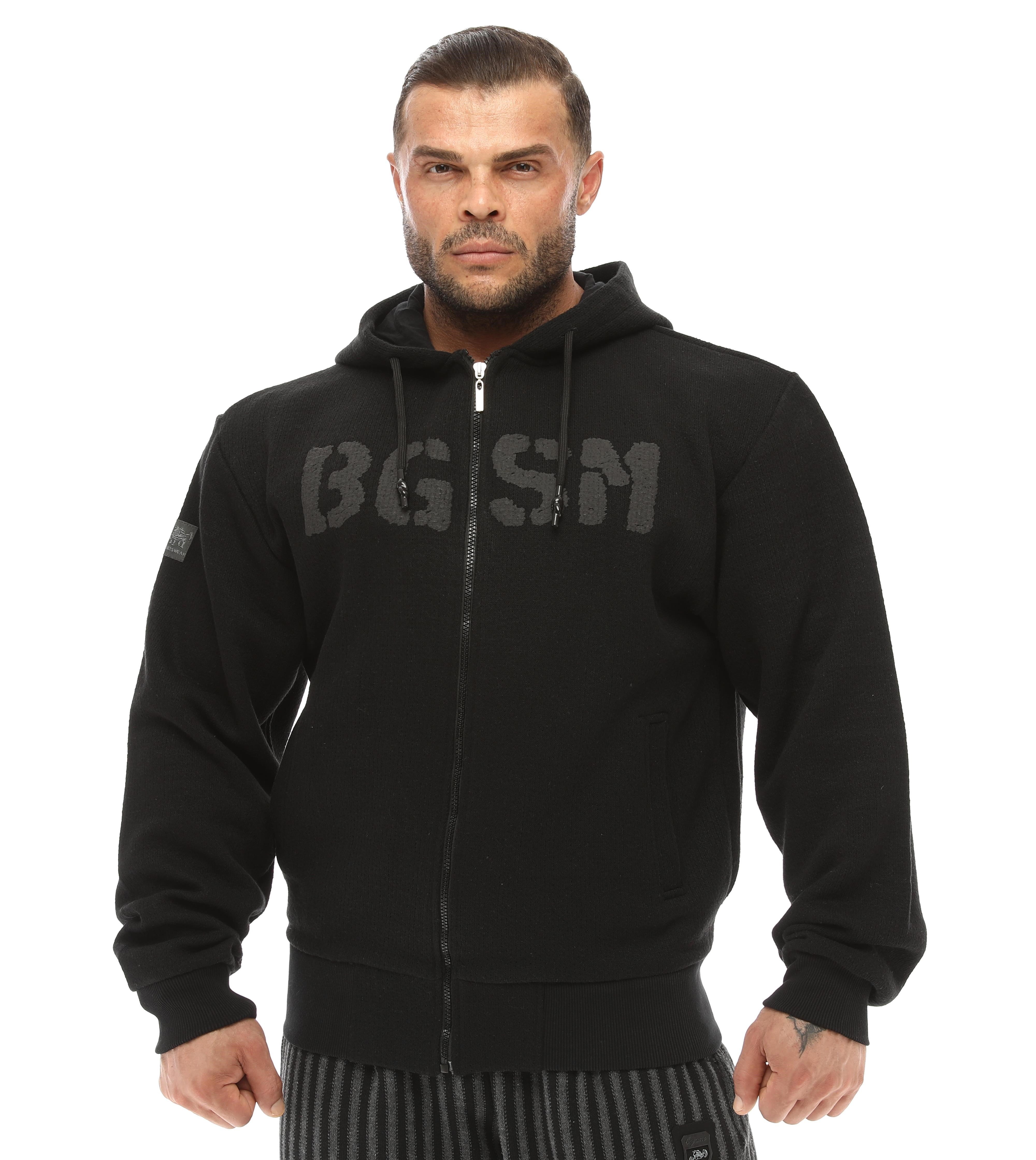 Kapşonlu Kışlık Eşofman Üstü Dokulu Spor Ceket BGSM 3629