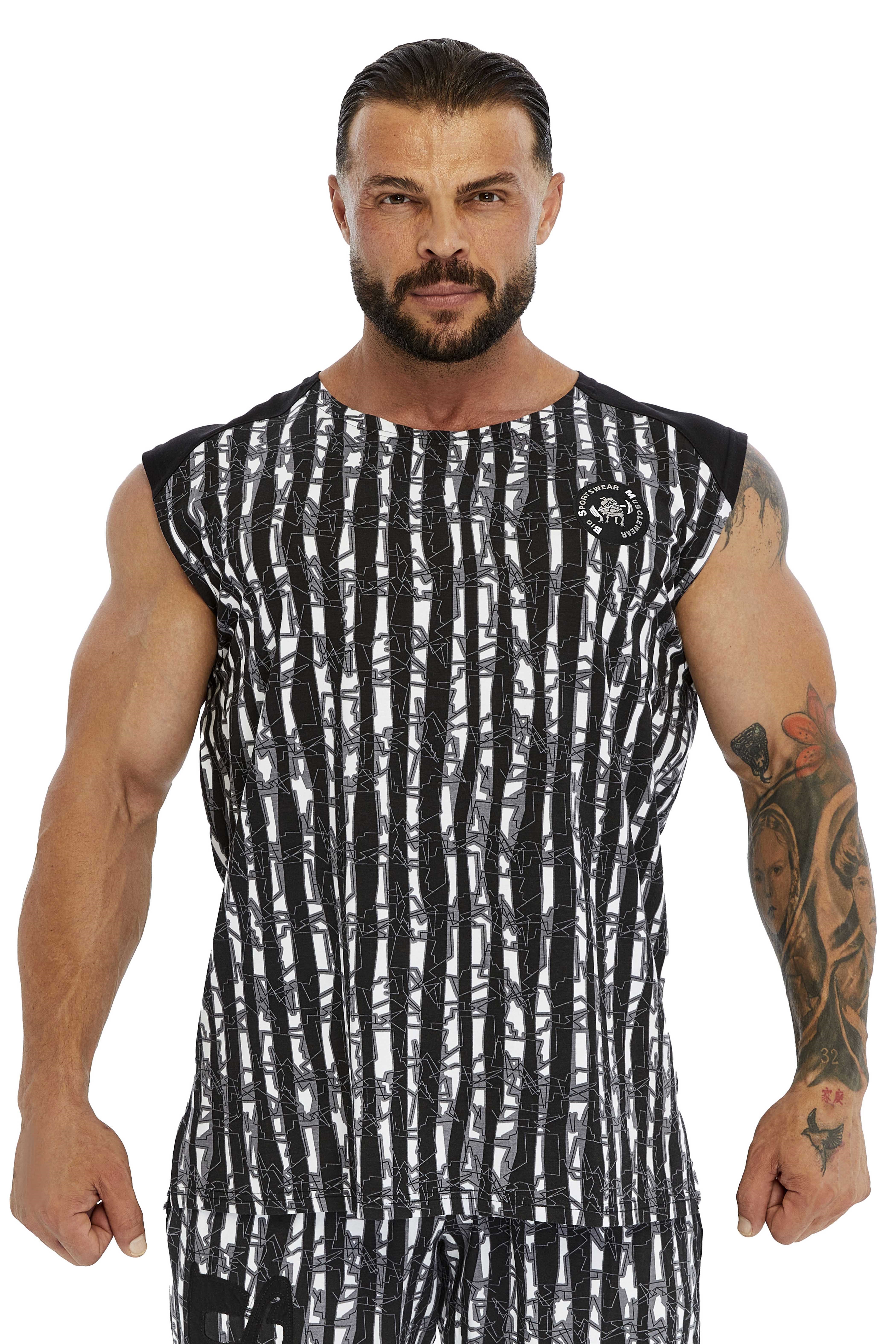 Kolsuz Fitness Antrenman T-shirt Beyaz Big Sam 2312