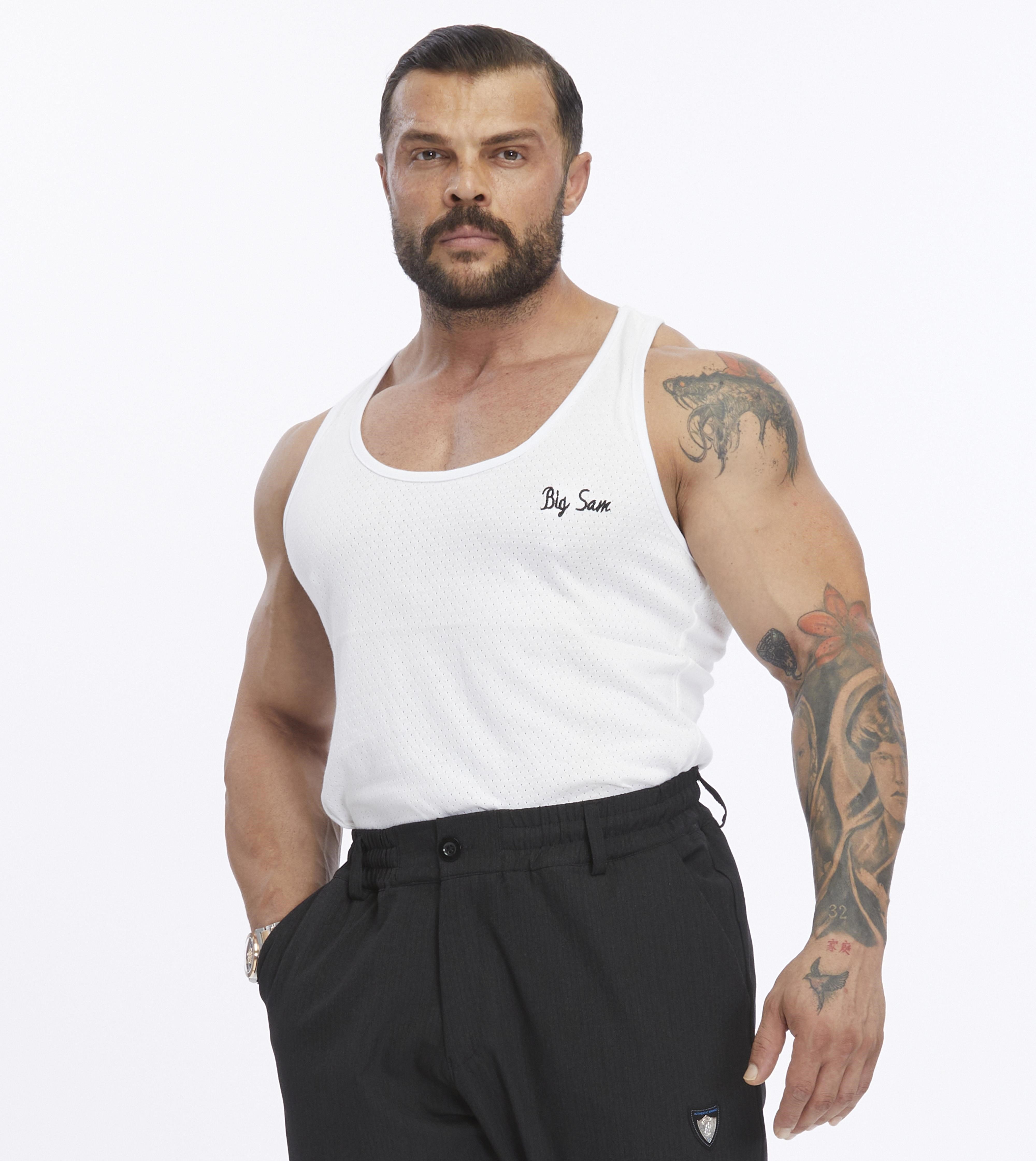Nakış Detaylı Pamuklu Spor Atlet Big Sam 2062