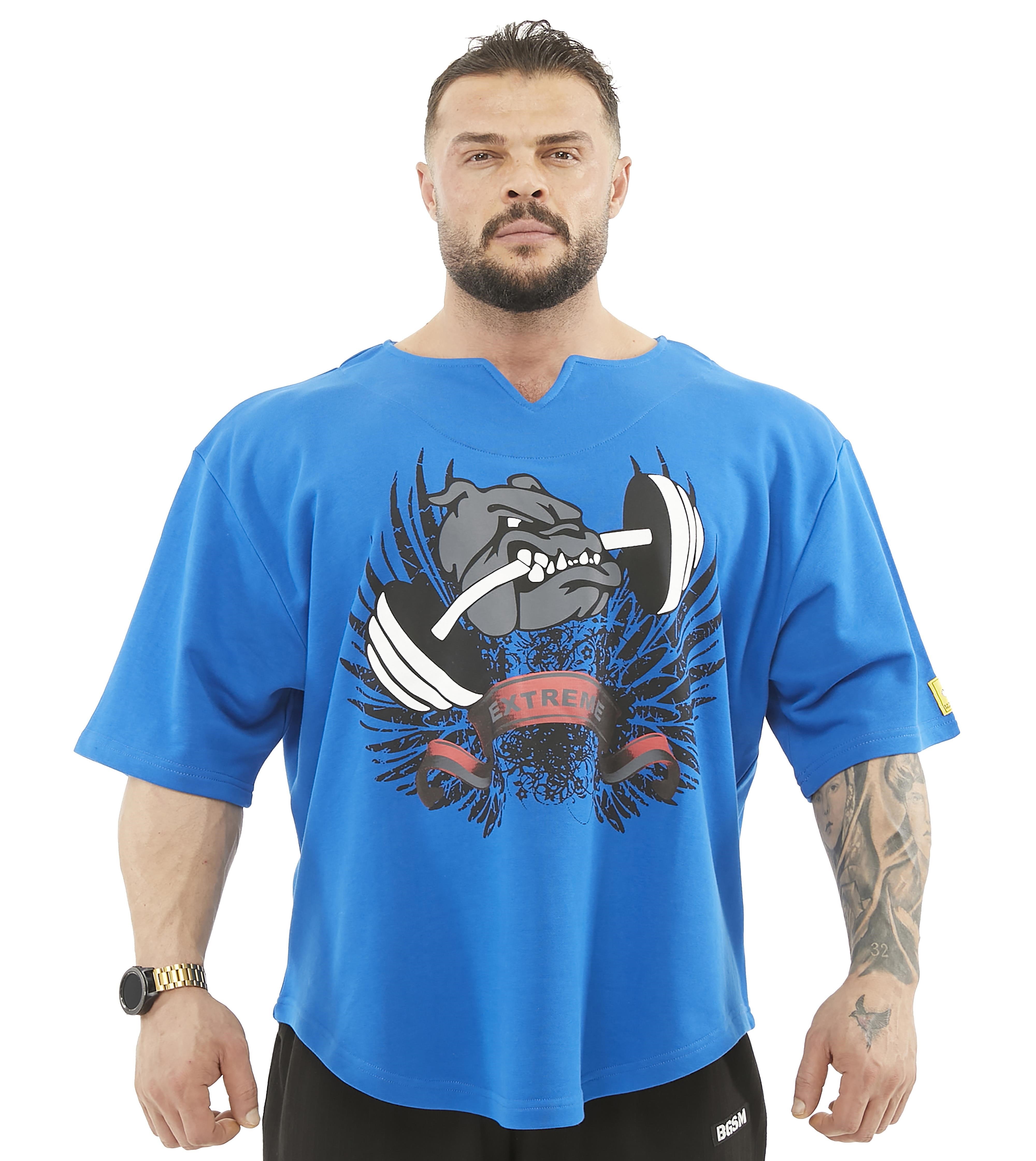 Oversize Antrenman Tişörtü Kalın Cardio Rag Top Big Sam 3209