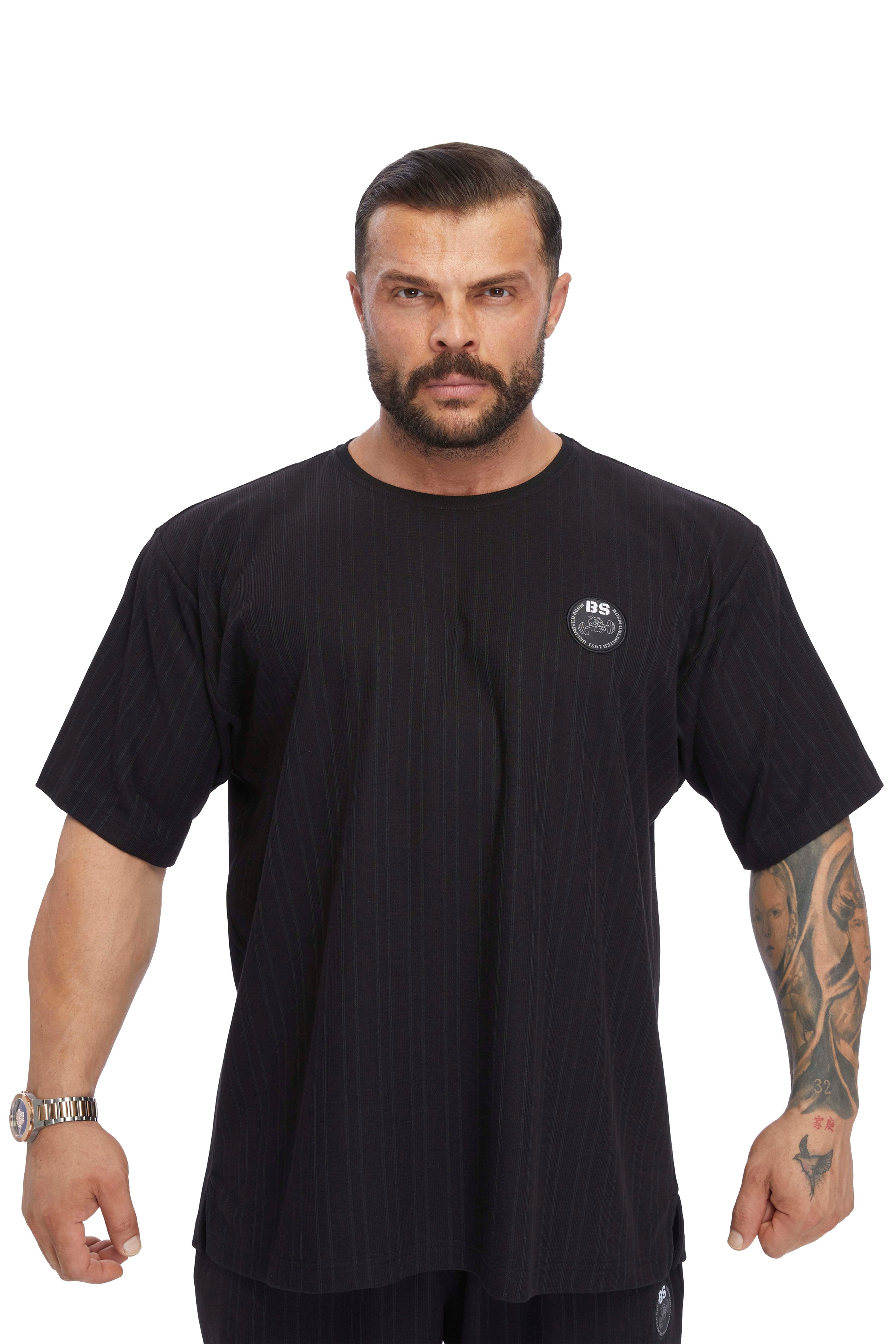 Oversize Bisiklet Yaka T-shirt BGSM 3367