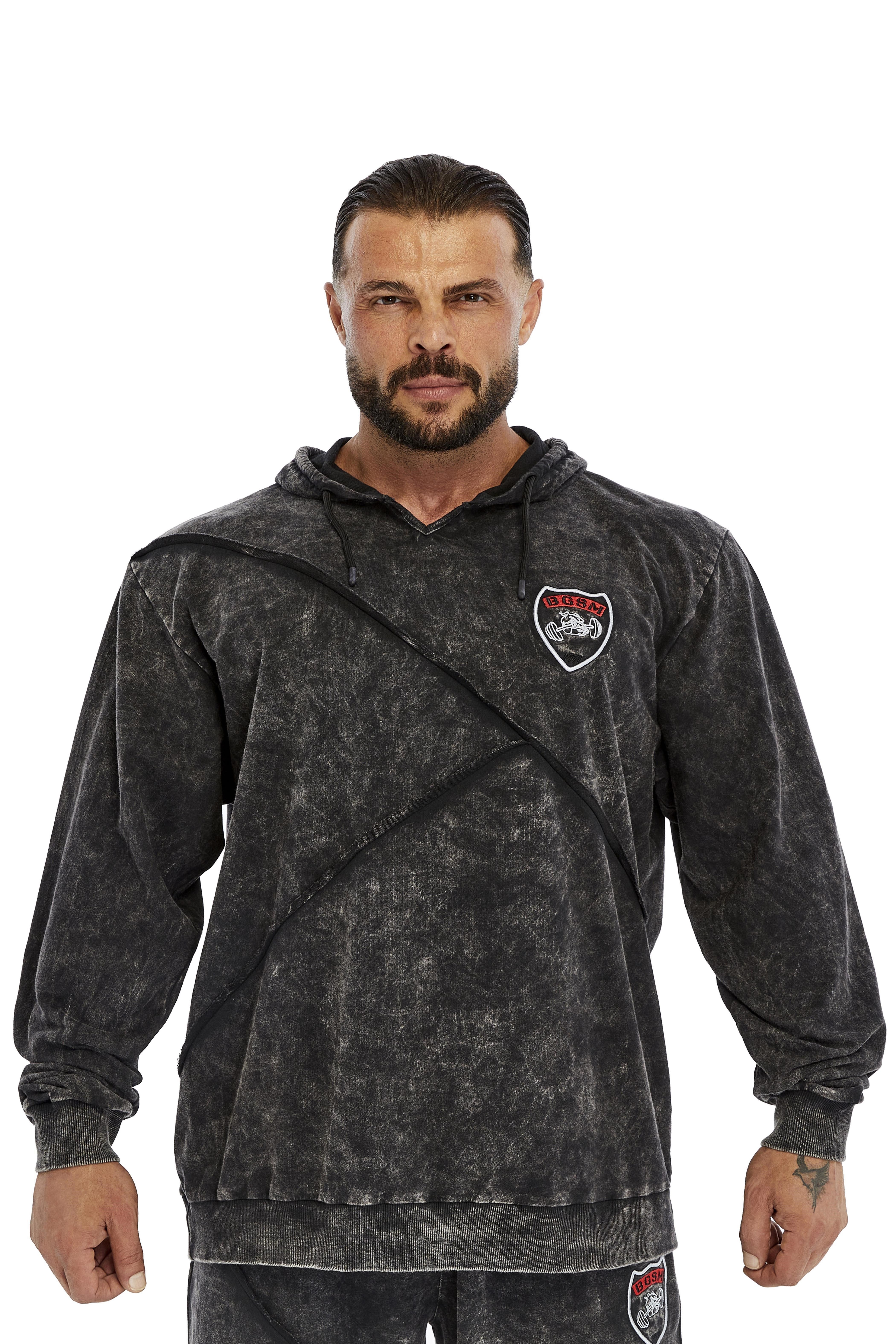 Oversize Eskitme Kapşonlu Sweatshirt BGSM 4745