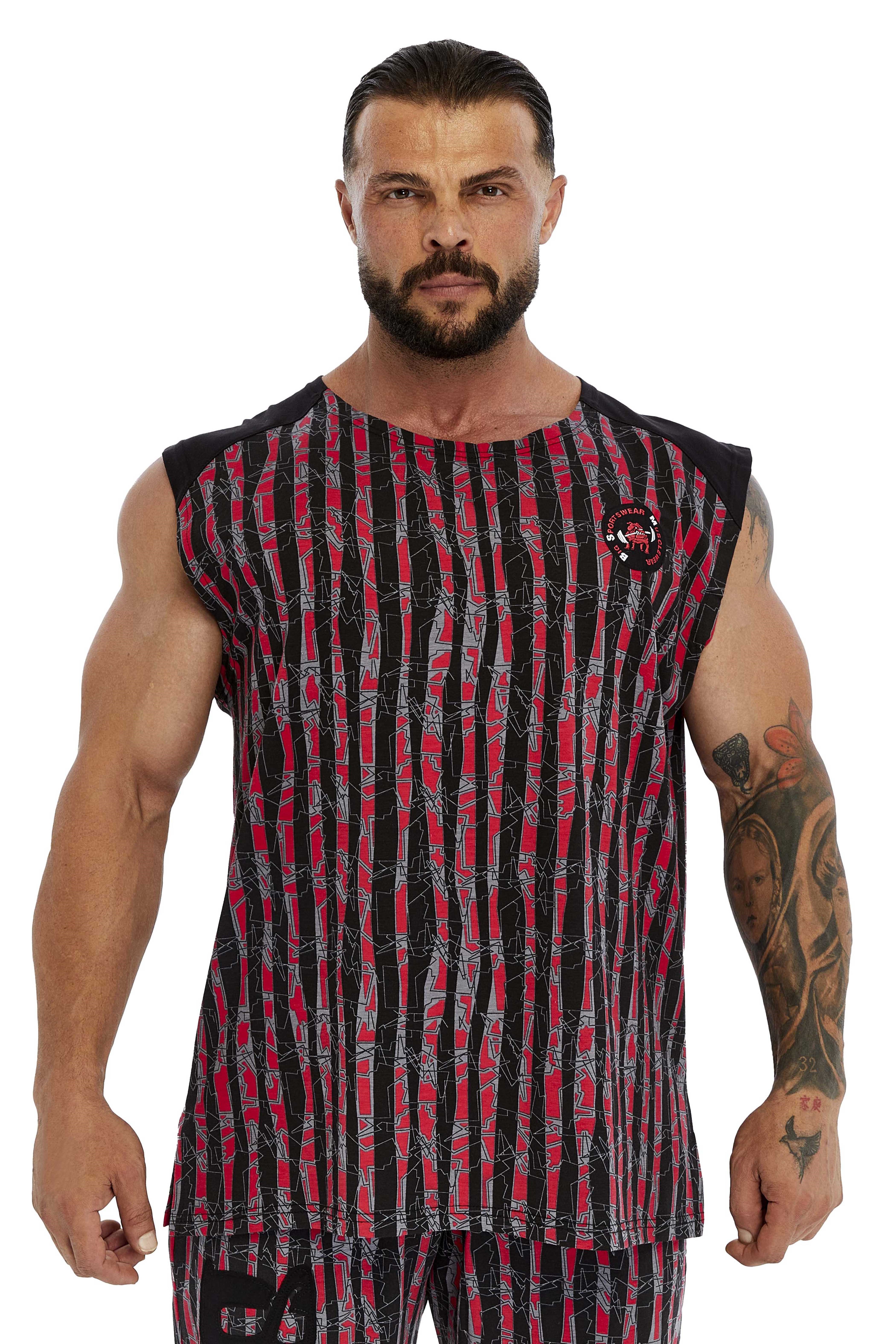 Oversize Kolsuz Antrenman Tişörtü Big Sam 2311