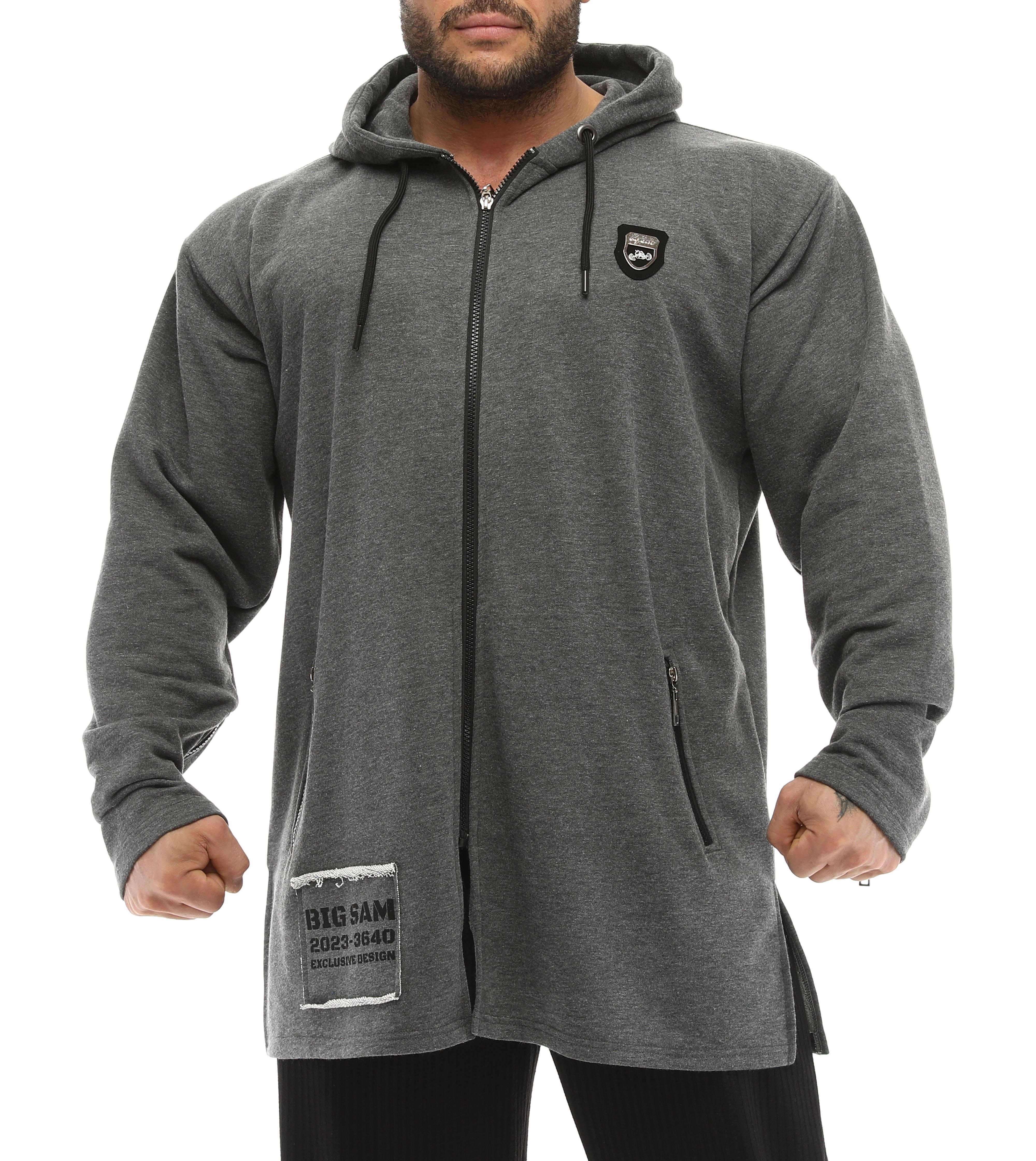 Oversize Salaş Kapşonlu Fermuarlı Üst Spor Ceket BGSM 3640