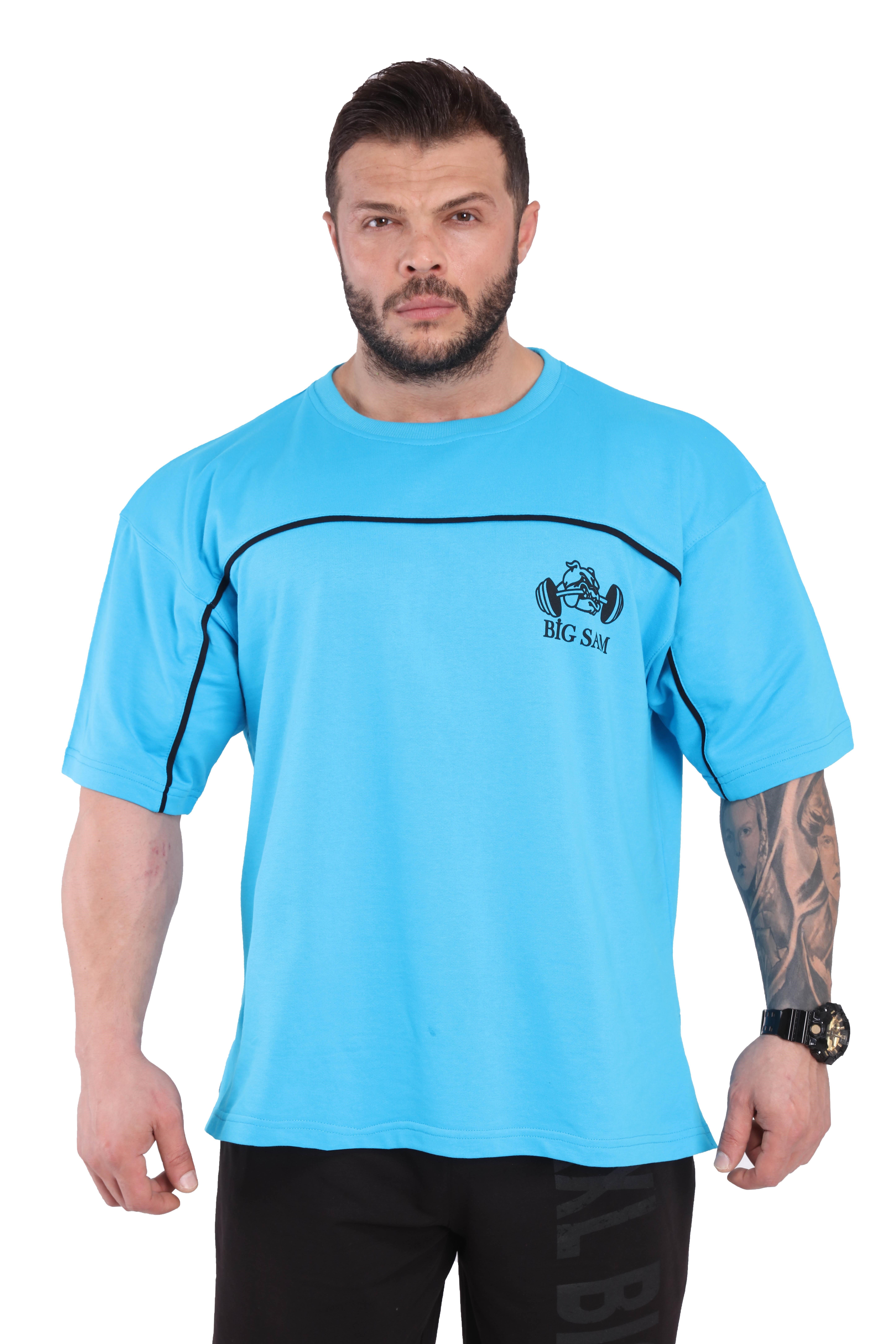 Oversize Spor T-shirt Geniş Kesim Pamuklu Big Sam 2803
