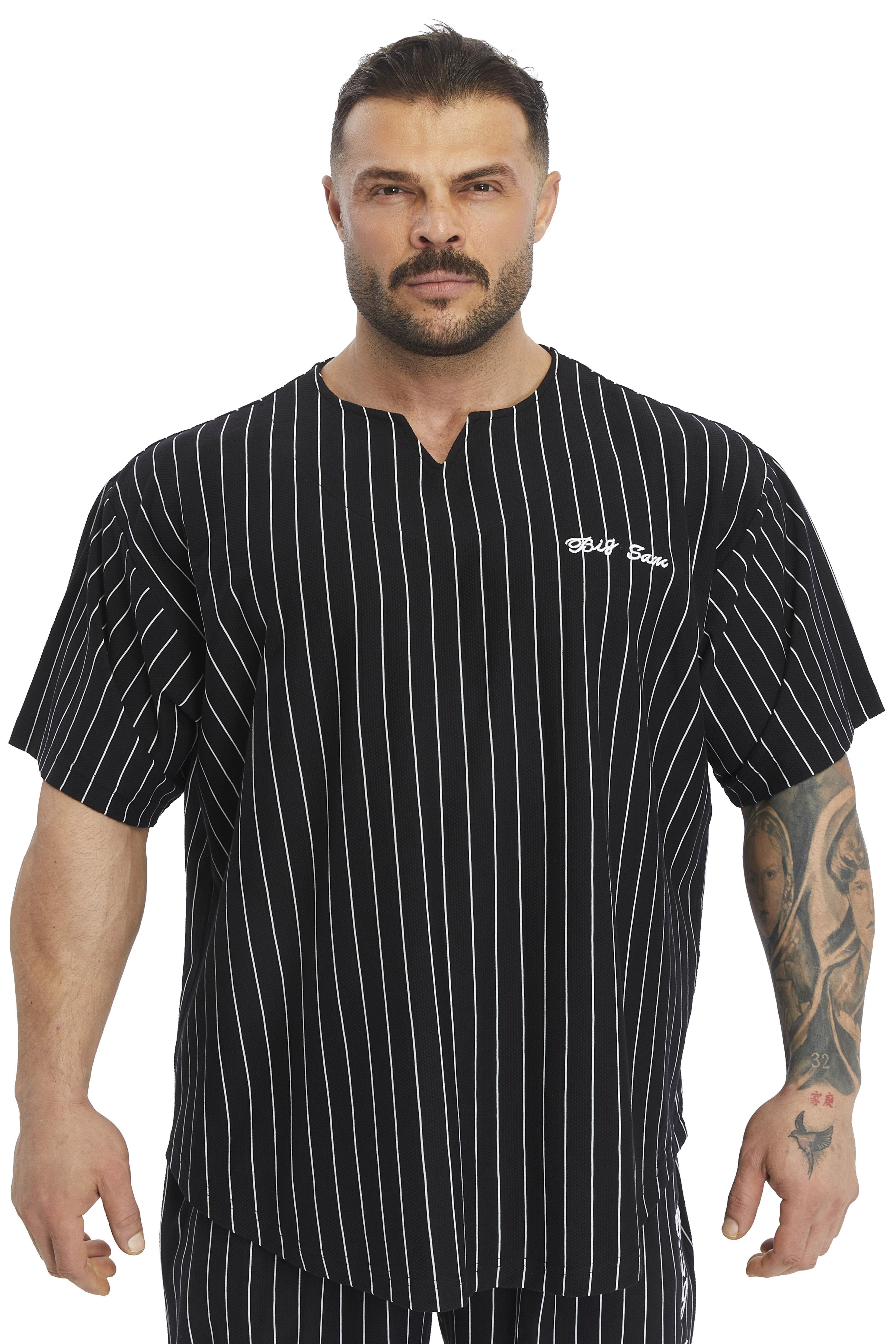 Oversize Spor T-shirt Pamuk Rag Top Big Sam 3374