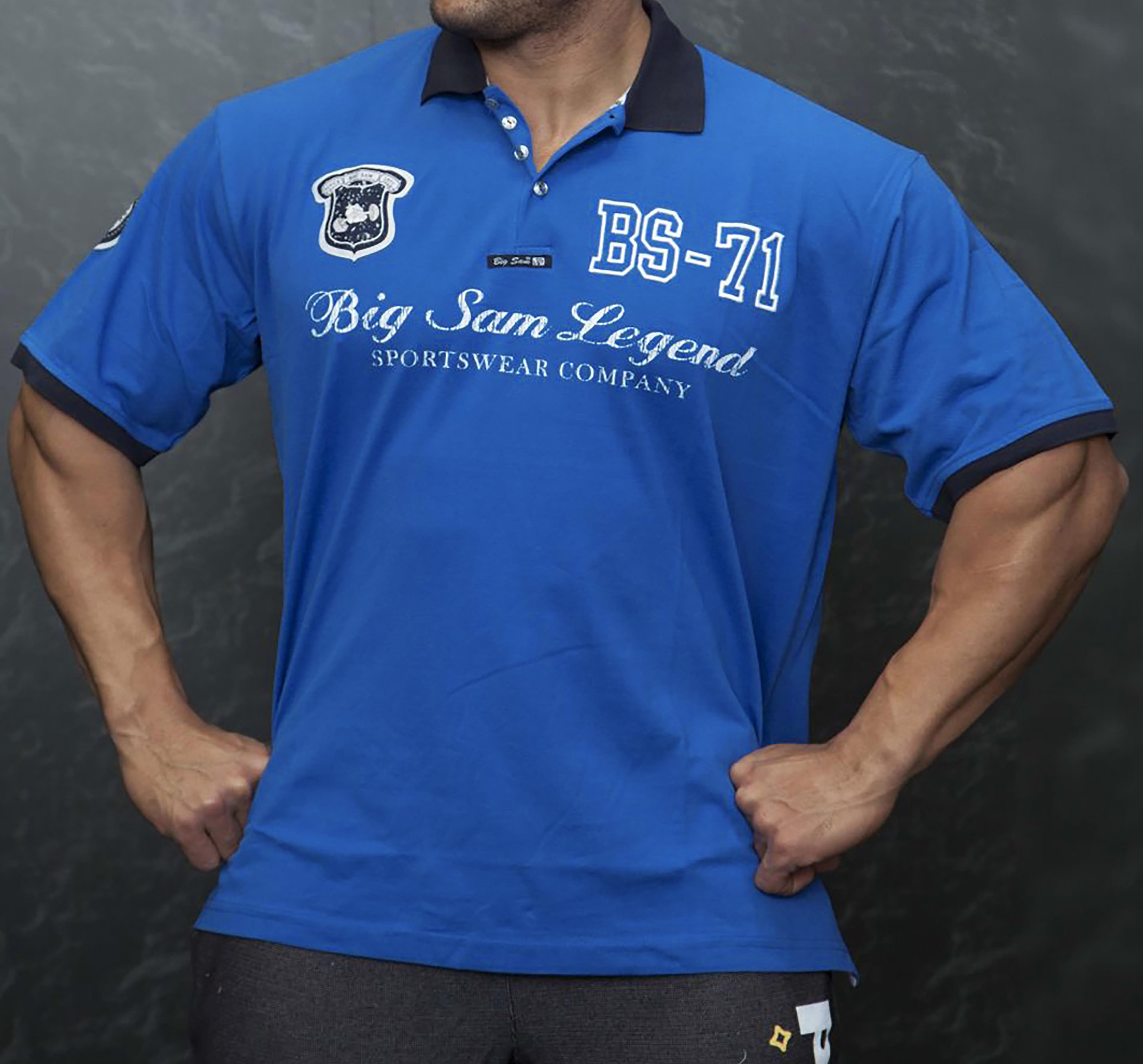 Polo Yaka Mavi Tişört 2836