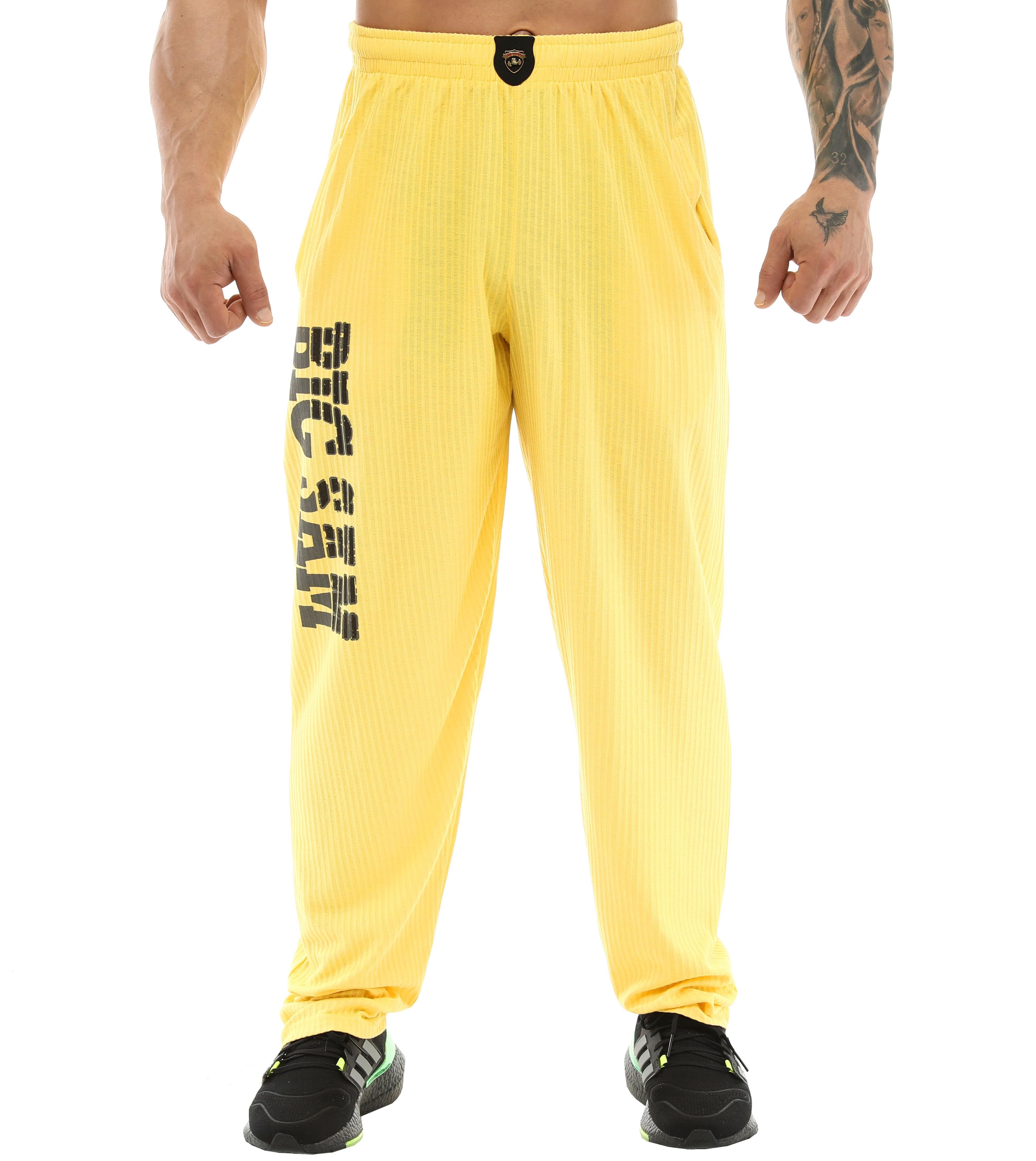 Sarı Rahat Kesim  Body Pantolon Big Sam 1064