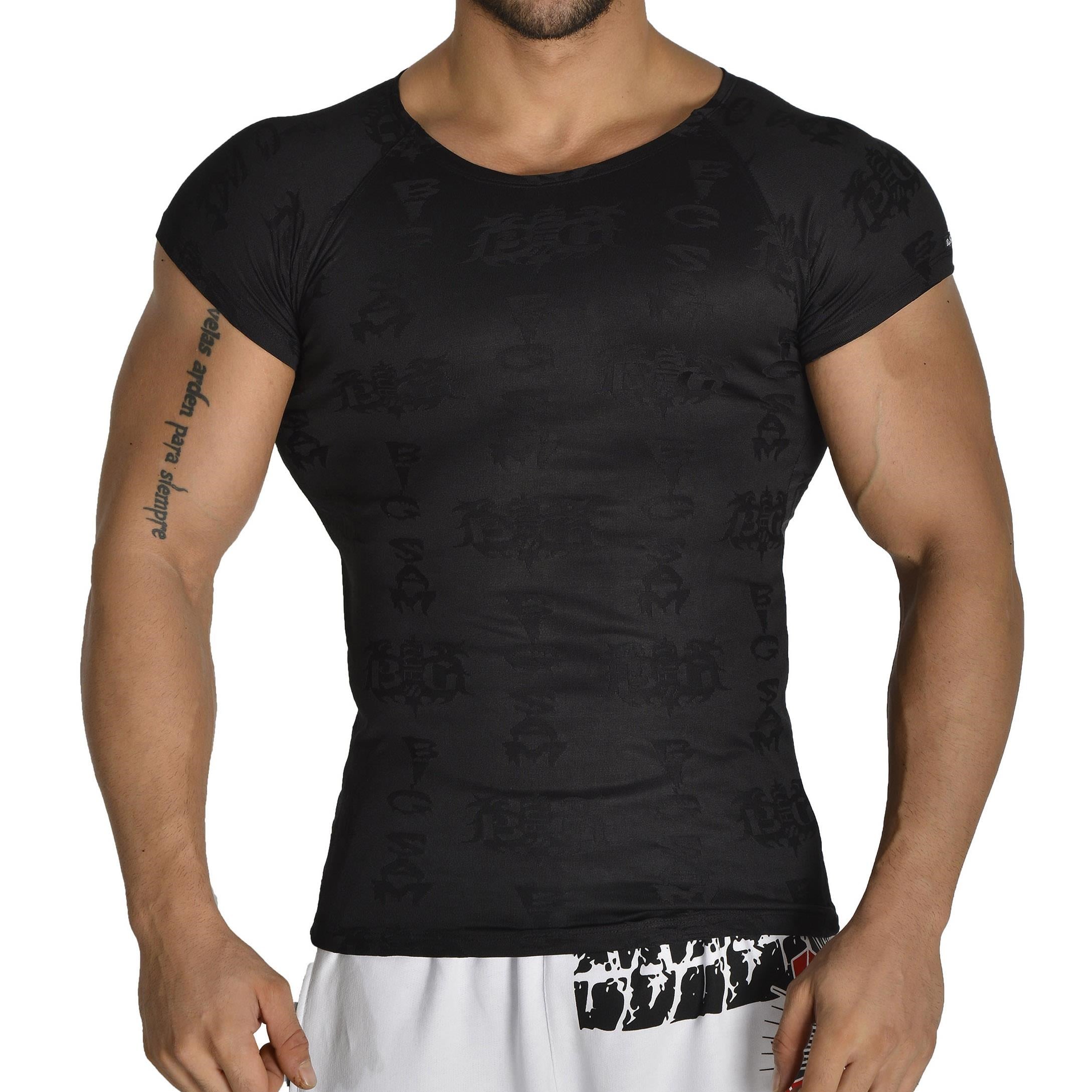 Siyah Slim Fit Body Tişört Big Sam 2817