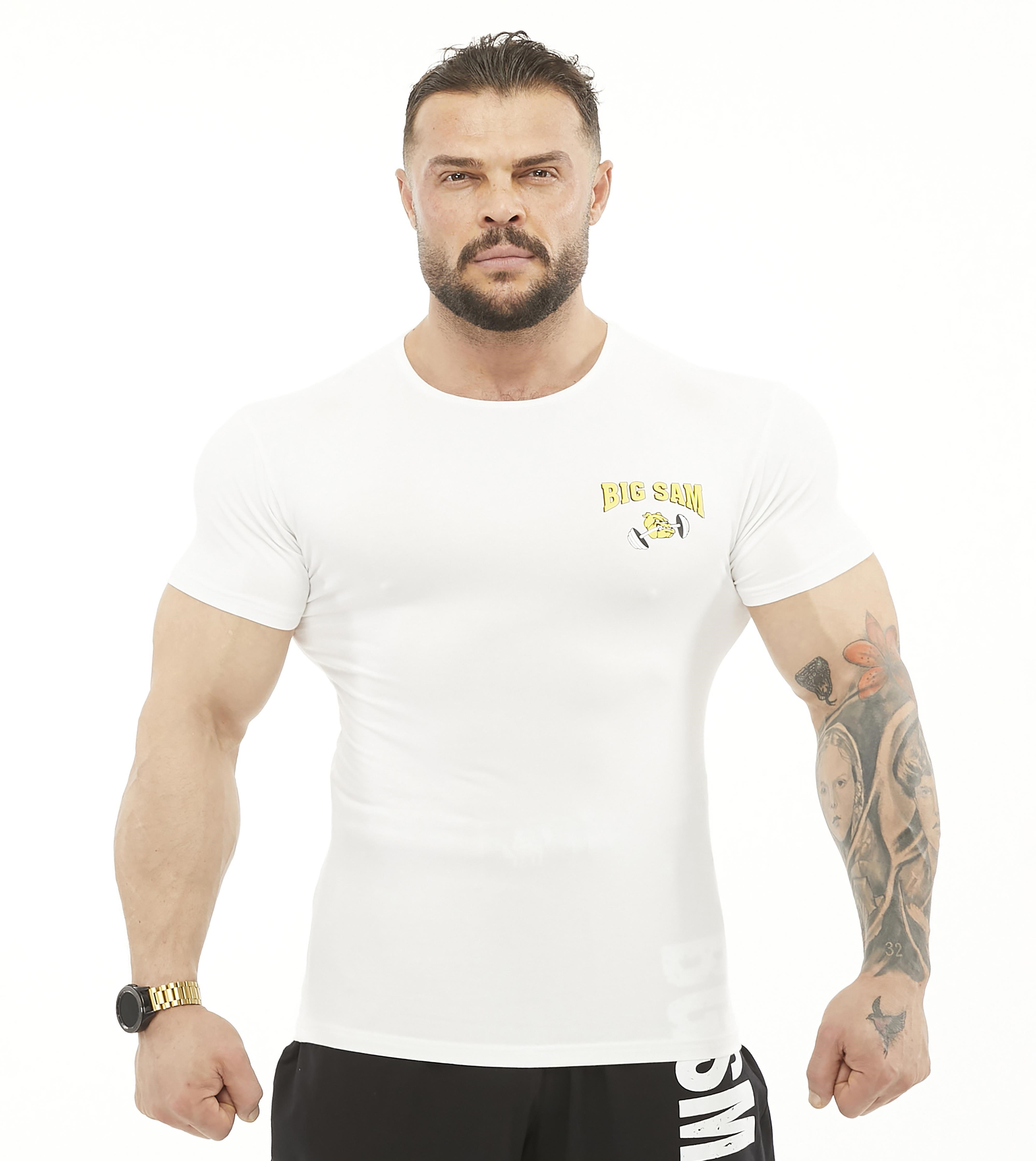 Slim Fit Esnek Tişört Big Sam 2753