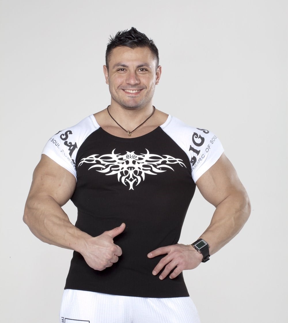 Slim Fit  Reglan Kol Fitness Tişört Big Sam 2666