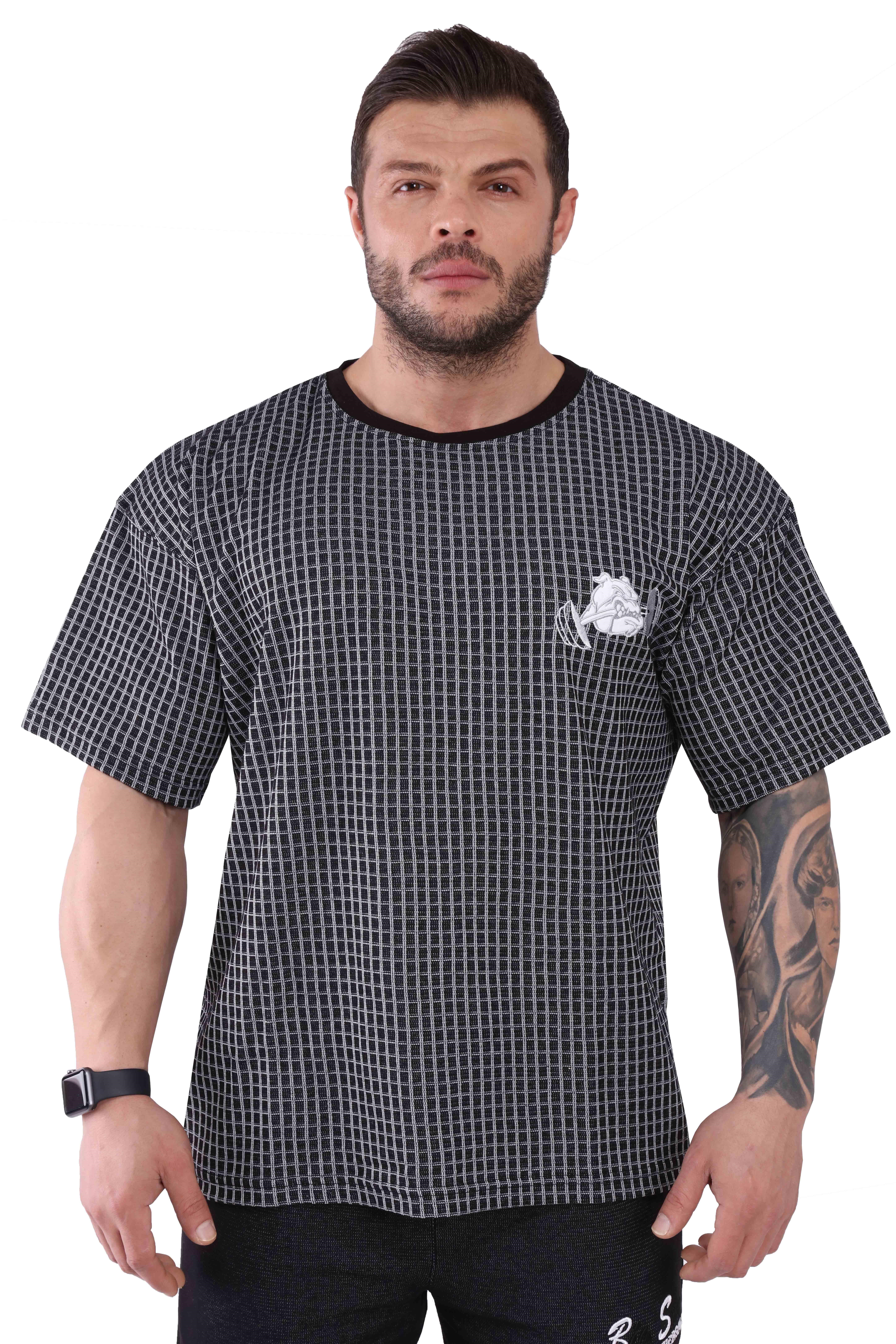 Spor T-shirt Geniş Kesim Oversize Üst Big Sam 2770