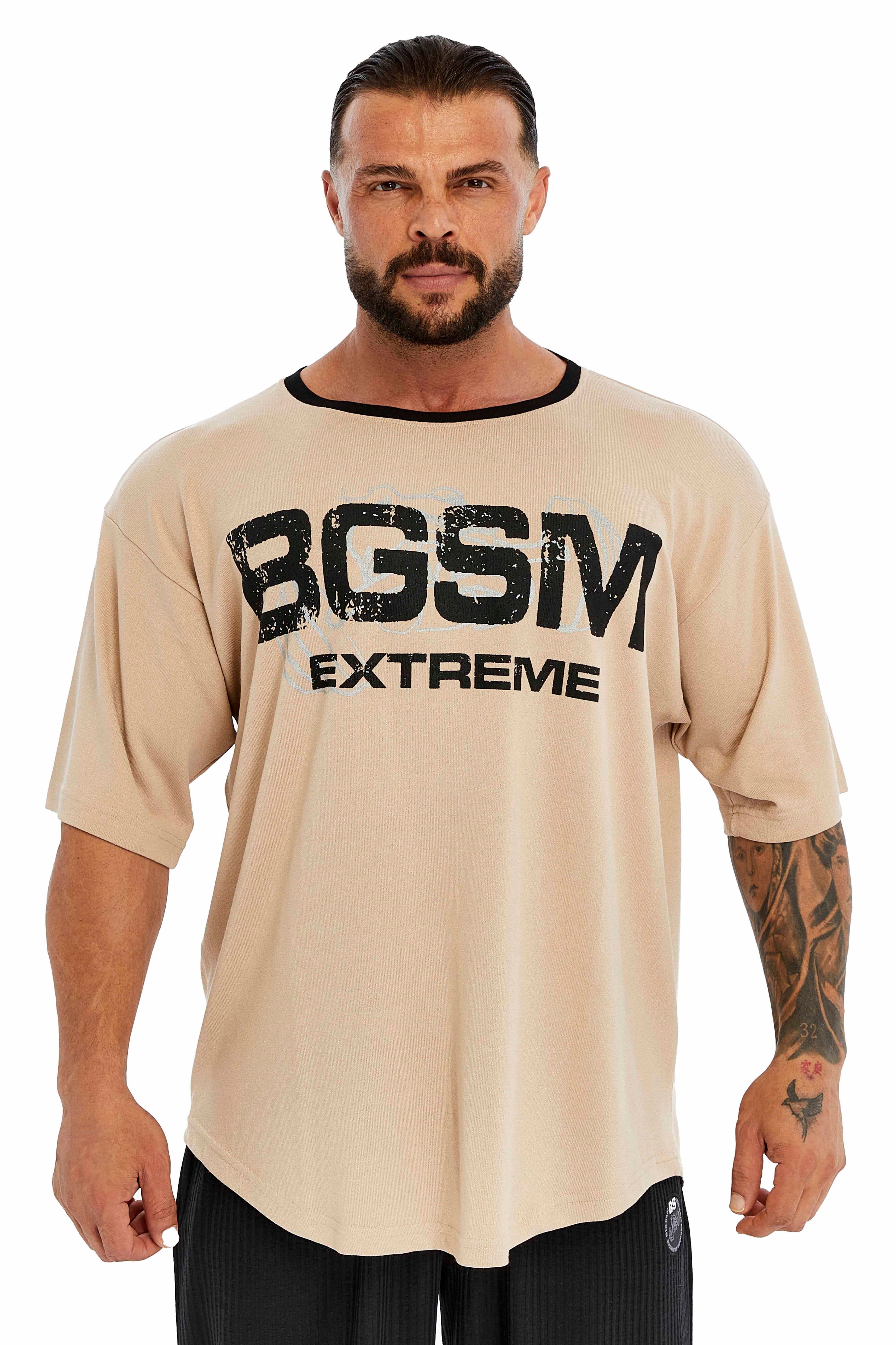 Spor T-shirt Oversize Gym Antrenman Üstü Big Sam 3311