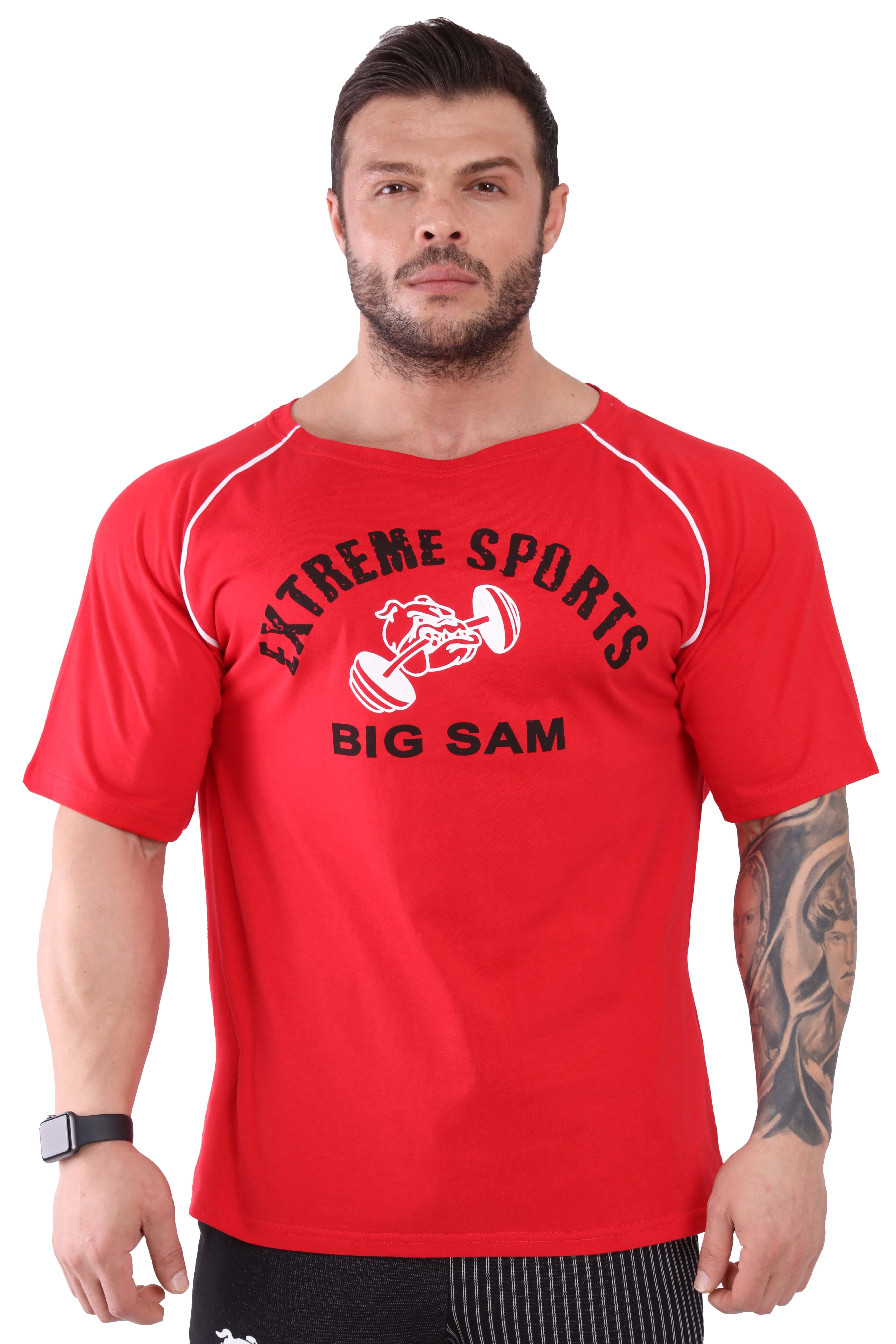Spor T-shirt Reglan Antrenman Üstü Big Sam 3029