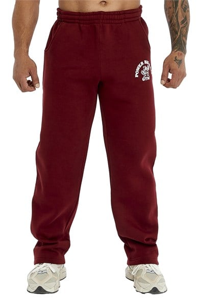 Erkek Bordo Kışlık Eşofman Altı Spor Pantolon Big Sam 975