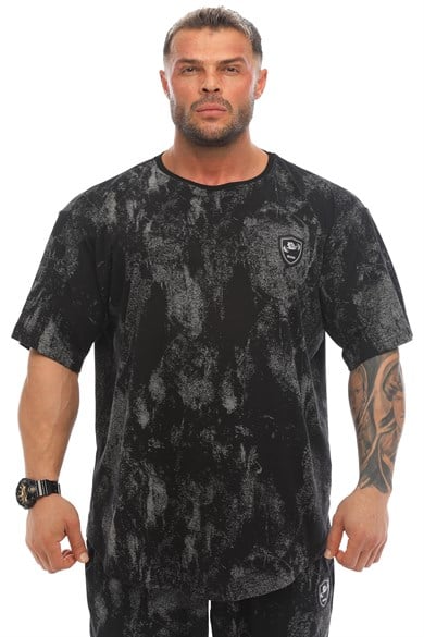 Erkek Oversize İnce Yazlık Tişört %100 Pamuk Gym Rag Top BGSM 3334