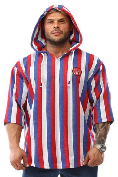 Erkek Oversize Kapşonlu Gym T-shirt BGSM 3329