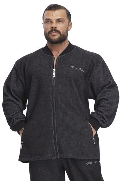 Erkek Oversize Kışlık Fermuarlı Spor Ceket BGSM 3645