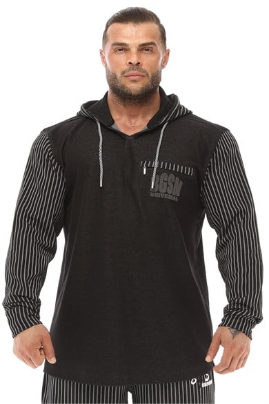Erkek Rahat Kesim Kapşonlu Sweatshirt BGSM 4713