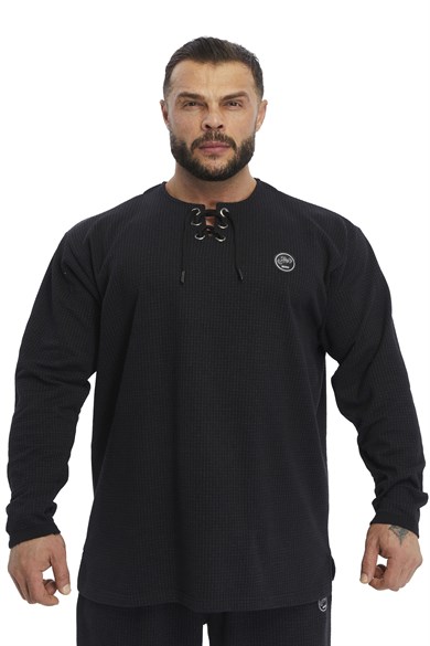 Oversize Bağcıklı Kışlık Sweatshirt BGSM 4741