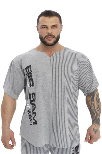 Oversize Bodybuilding Rag Top T-shirt Big Sam 3265