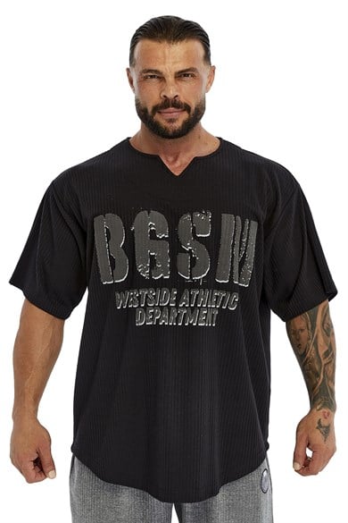 Oversize Dokulu Pamuk T-shirt BGSM 3383