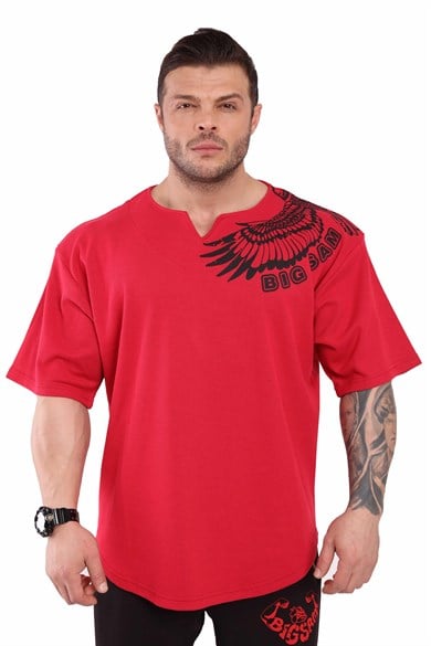 Oversize T-shirt Antrenman Kardiyo Rag Top Big Sam 3244