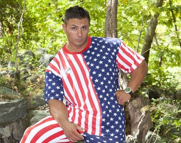 Amerikan Bayrak Tişört Big Sam 2766