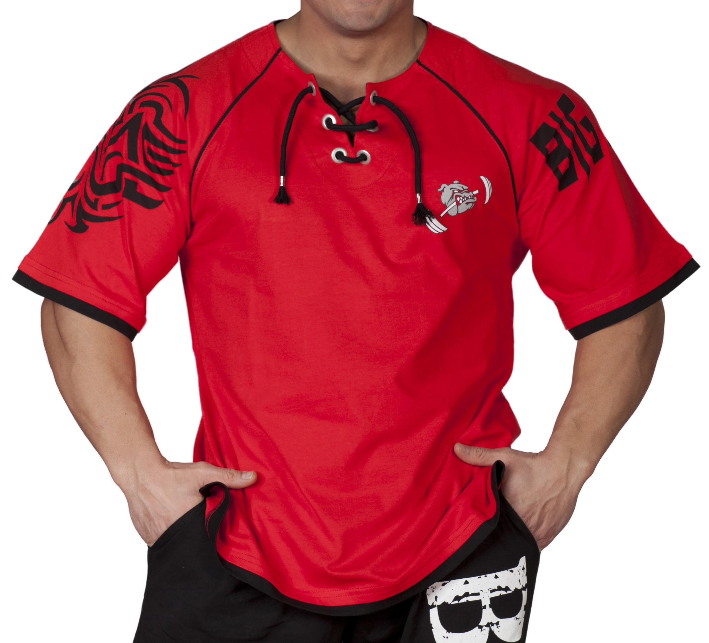 Bağcıklı Reglan Kol Gym T-shirt Big Sam 2605