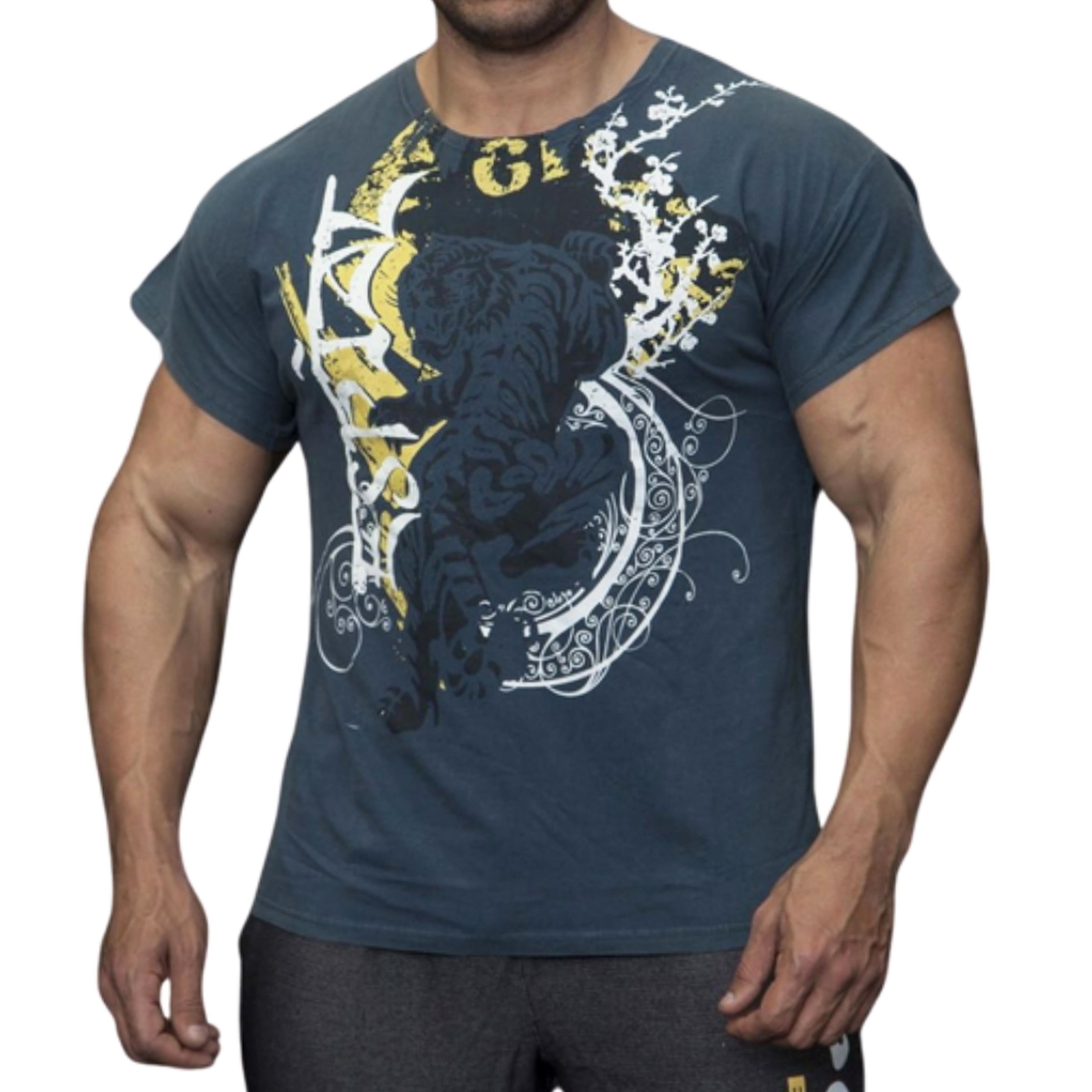 Baskılı Gym T-shirt Big Sam 2597