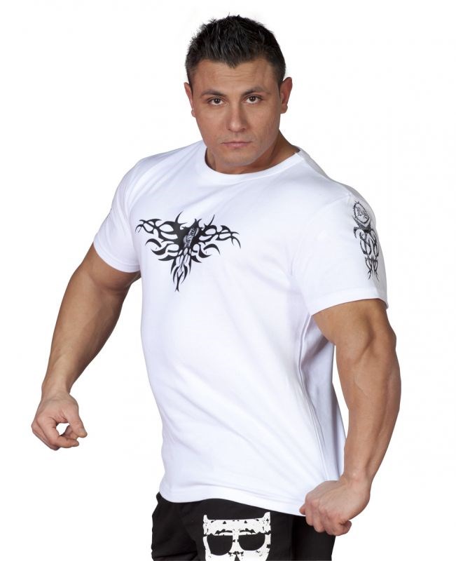 Beyaz Antrenman  Tişörtü Big Sam 2543