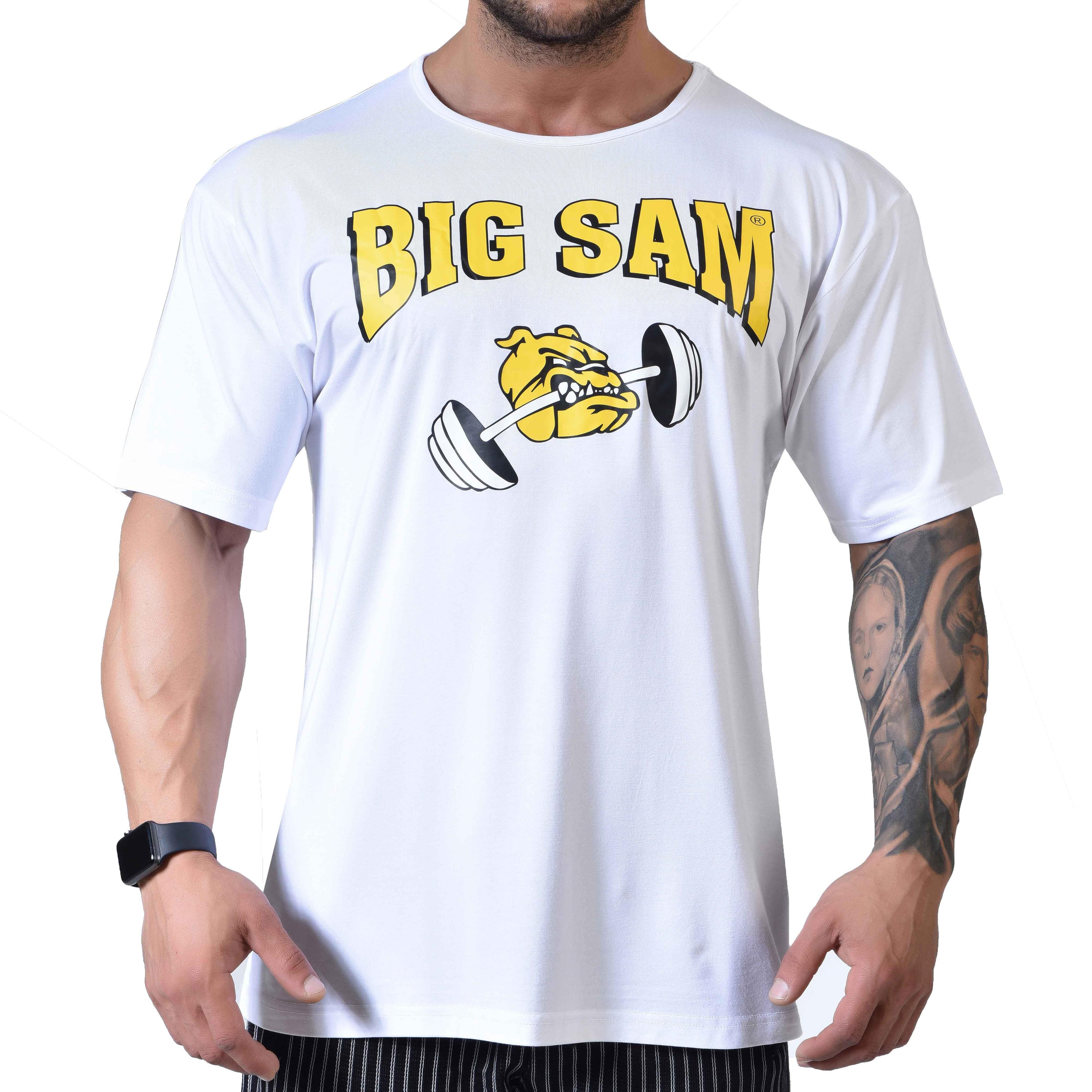 Beyaz Antrenman Tişörtü Big Sam 3080