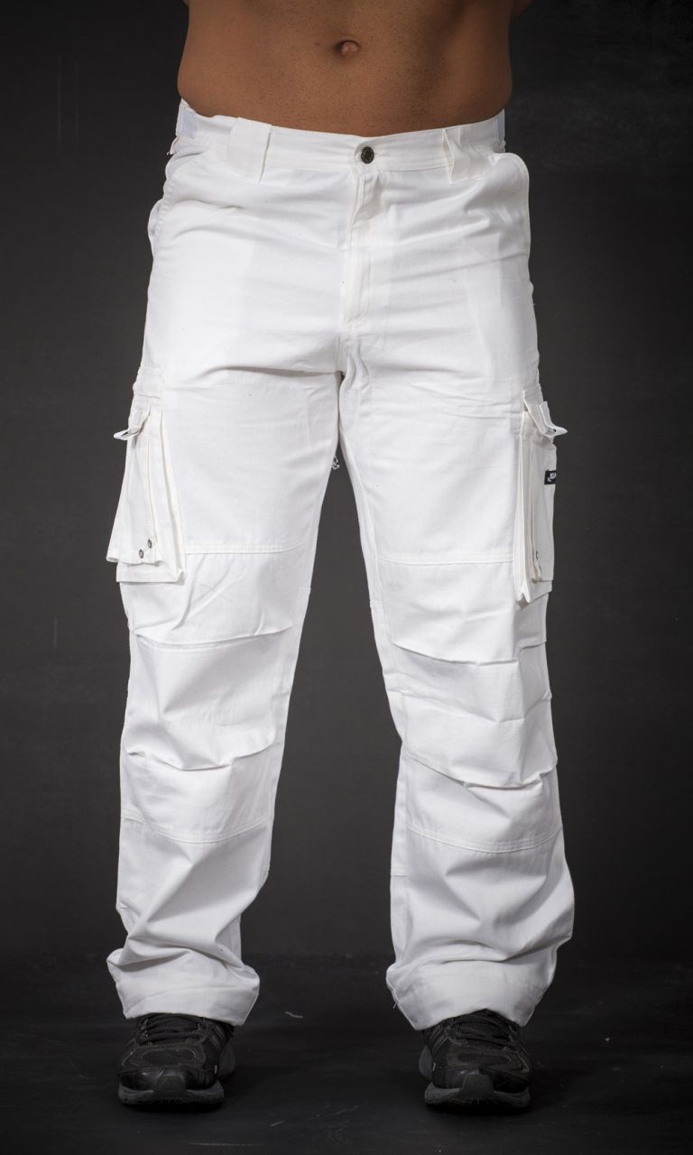 Beyaz Outdoor Kargo Pantolon Big Sam 1060