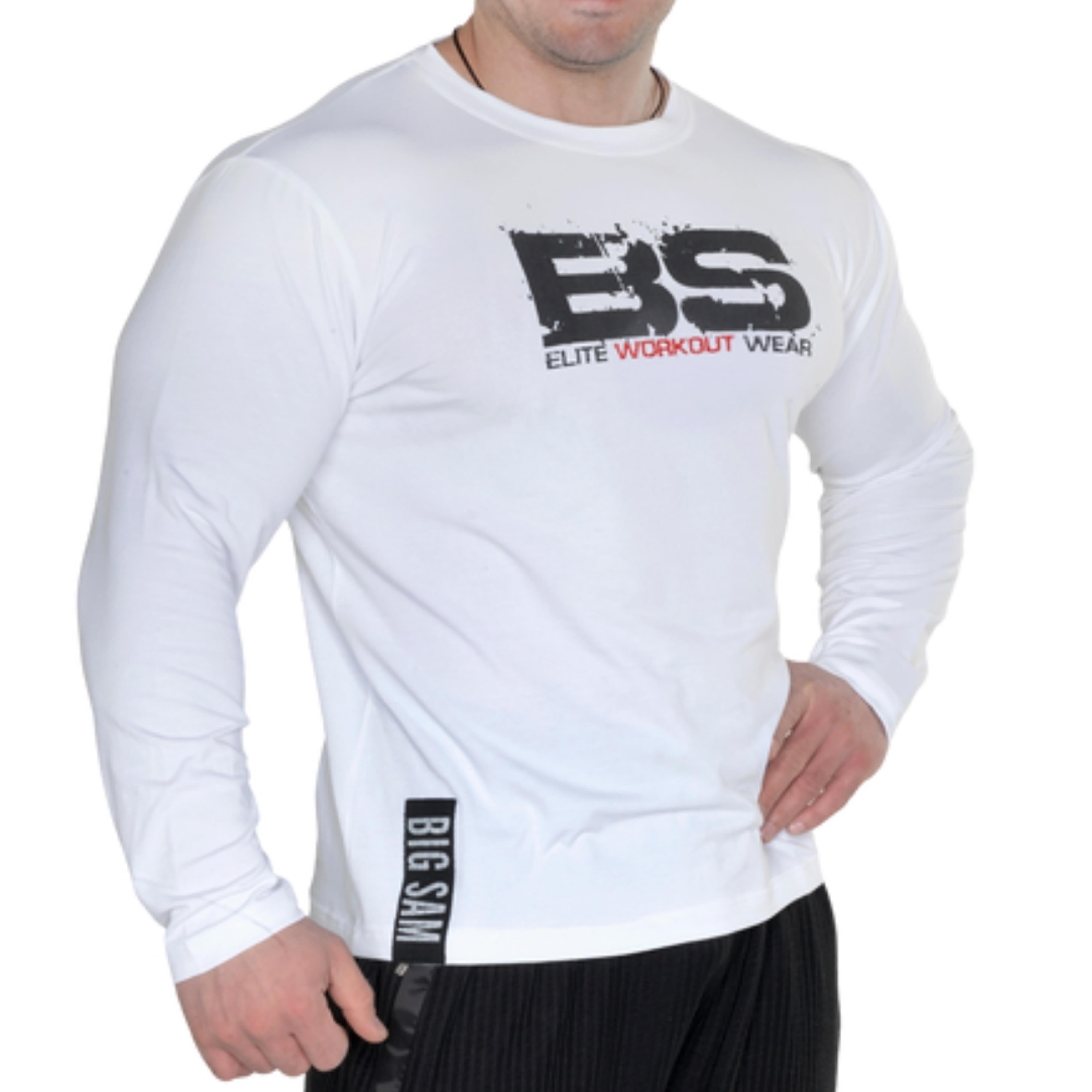 Beyaz Slim Fit Sweatshirt Big Sam 4596